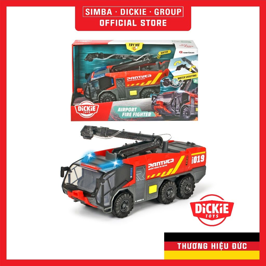 203714012038 Đồ Chơi Xe Cứu Hỏa DICKIE TOYS Airport Fire Fighter