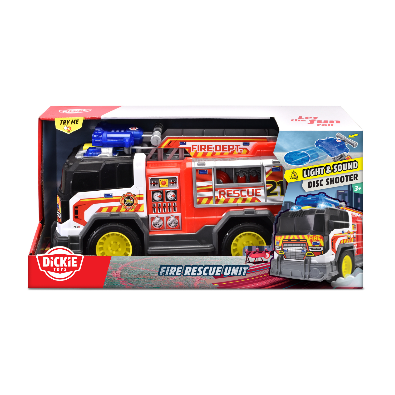 203306020 Đồ Chơi Xe Cứu Hỏa DICKIE TOYS Fire Rescue Unit