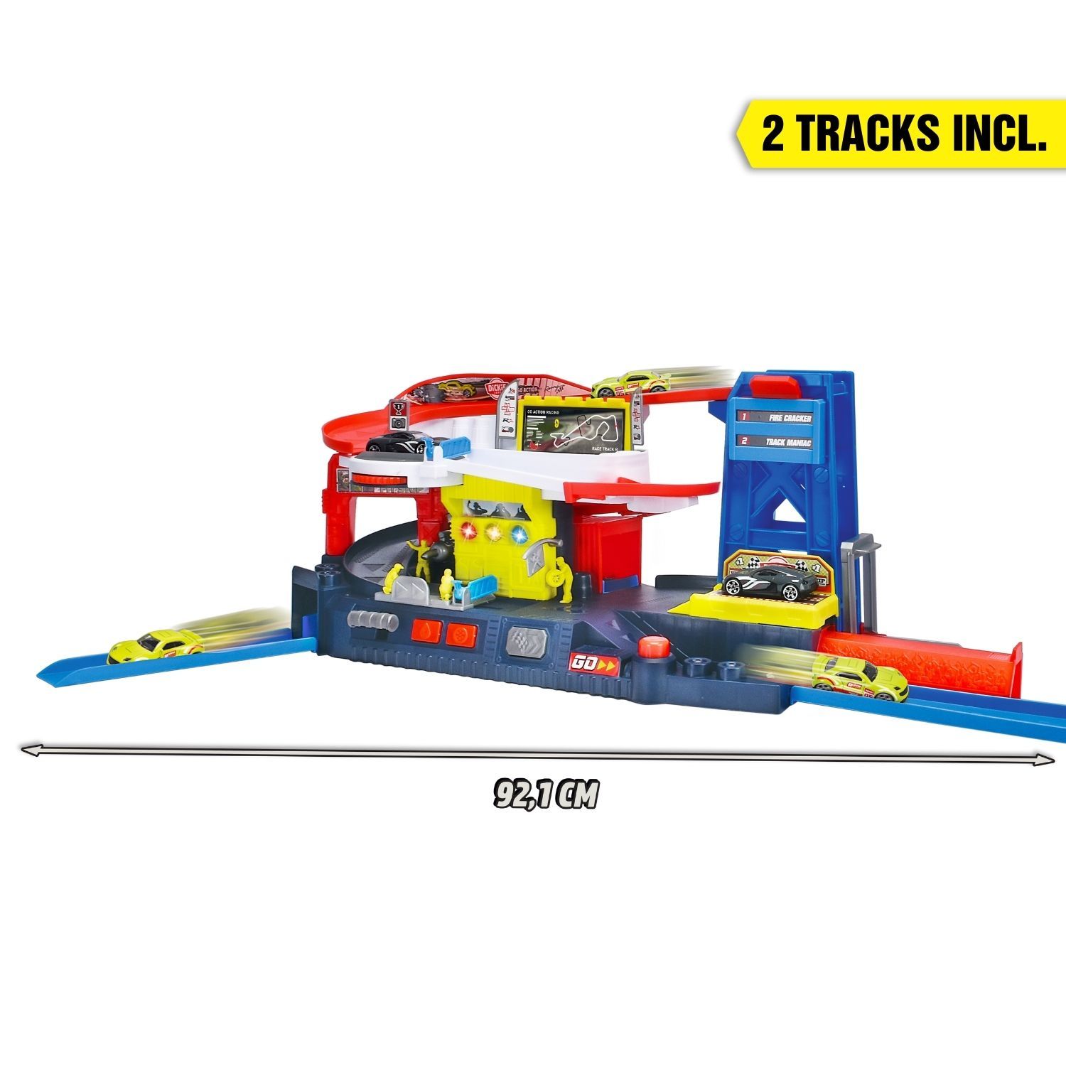 Bộ Đồ Chơi Trạm Dừng Xe DICKIE TOYS Pit Stop Playset 203338001