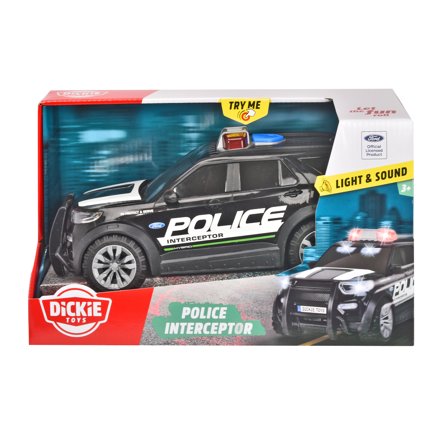 203714018 Đồ Chơi Xe Cảnh Sát DICKIE TOYS Ford Police Interceptor