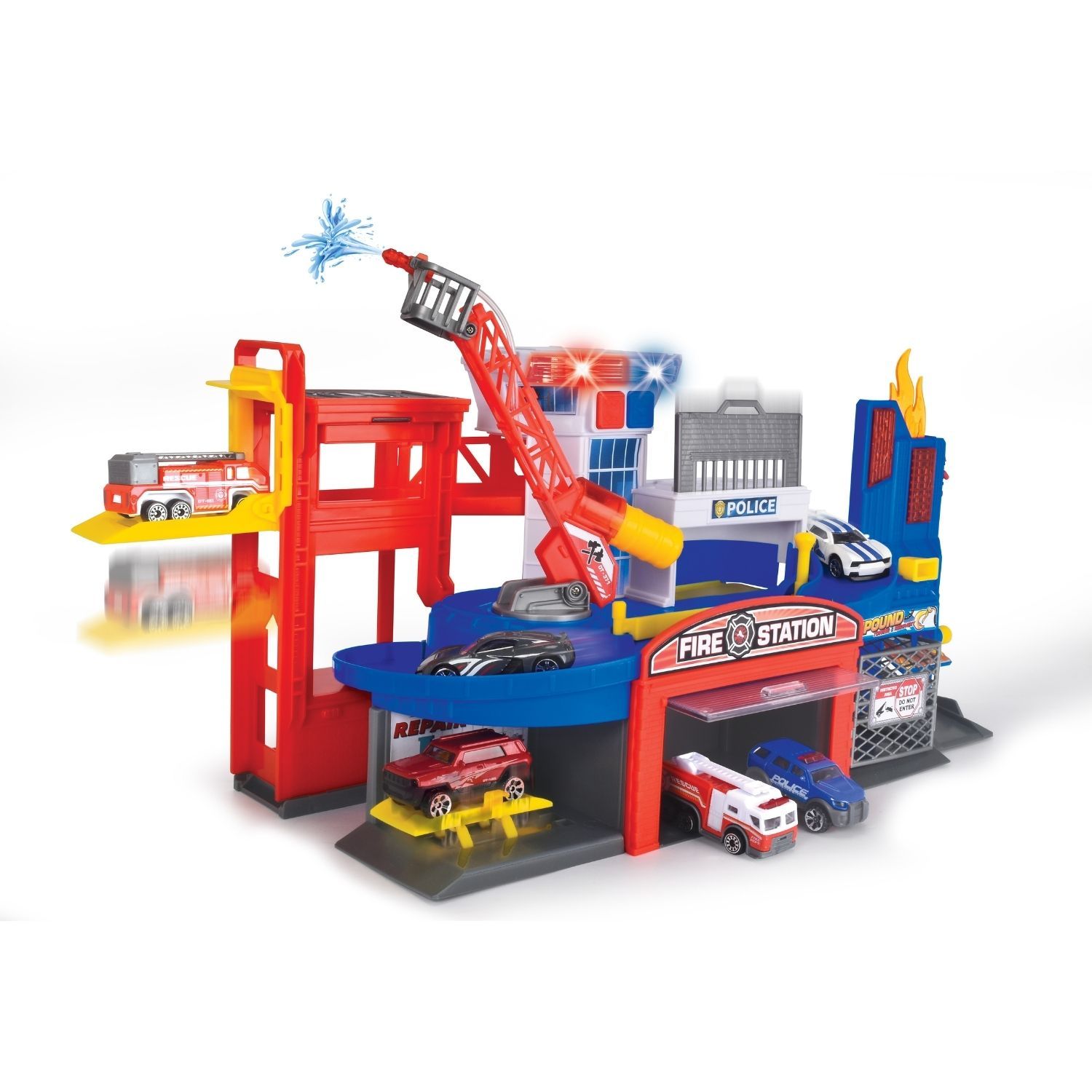Bộ Đồ Chơi Trạm Cứu Hộ DICKIE TOYS Fire & Rescue Playset 203719021