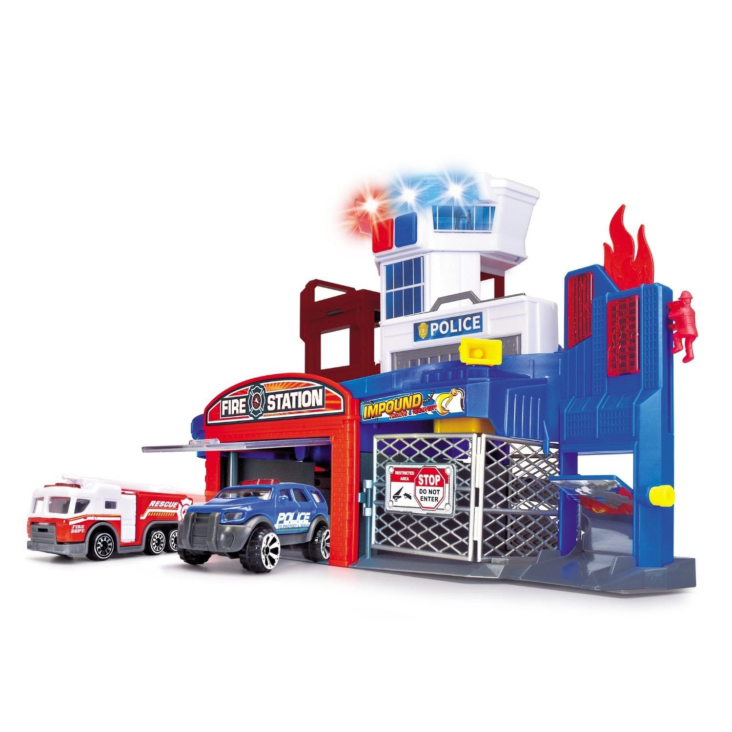 Bộ Đồ Chơi Trạm Cứu Hộ DICKIE TOYS Fire & Rescue Playset 203719021