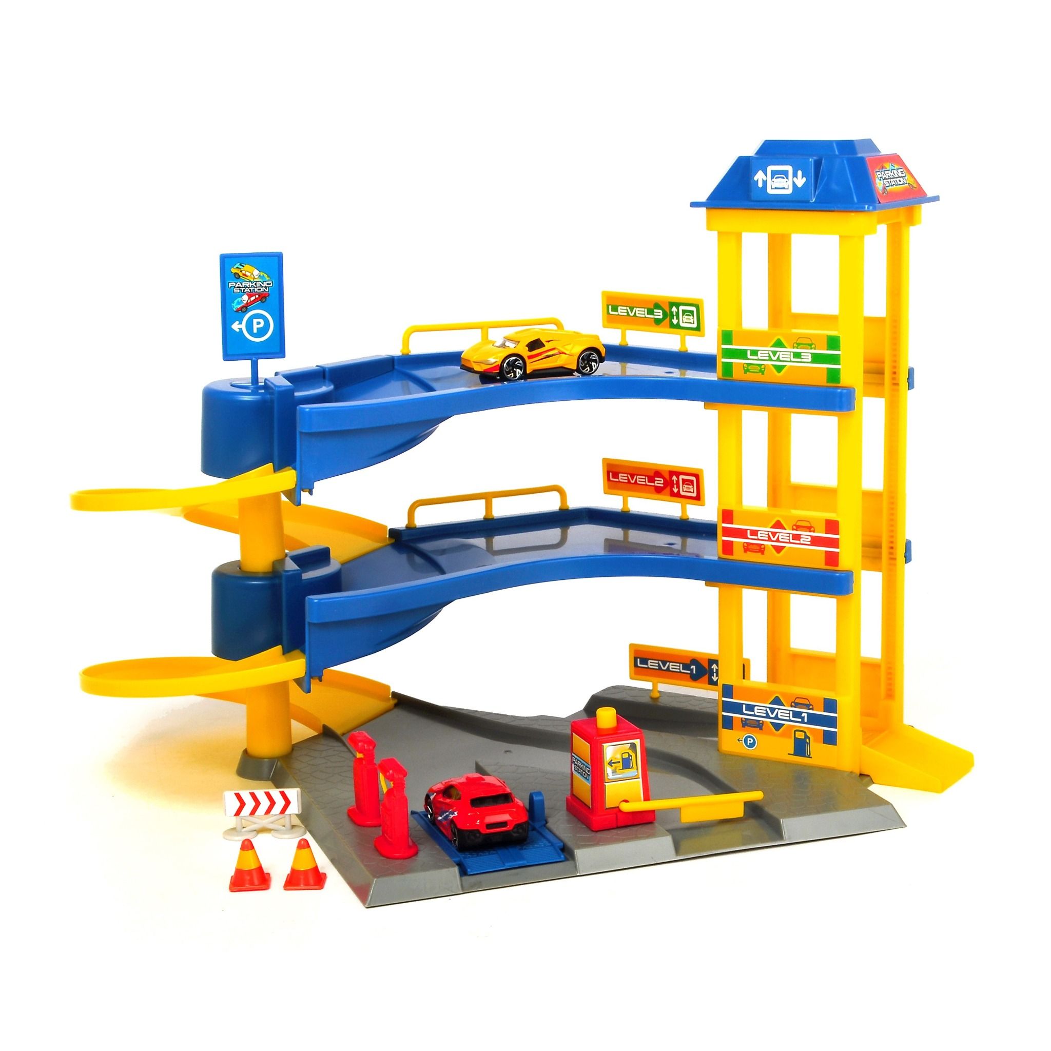 203748000 Bộ Đồ Chơi Bãi Đỗ Xe DICKIE TOYS Parking Station