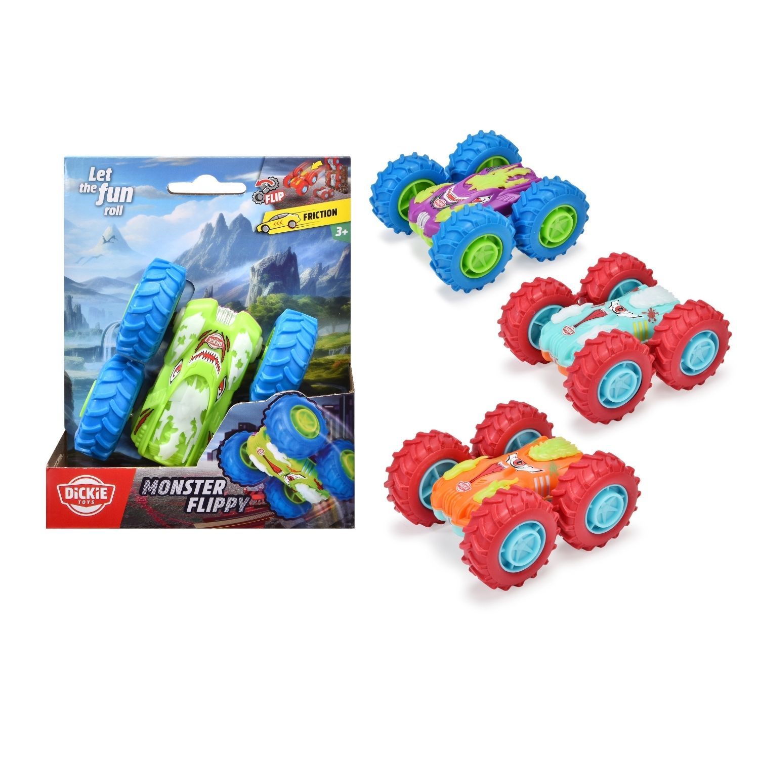 Đồ Chơi Xe Lật Địa Hình DICKIE TOYS Monster Flippy 203751004