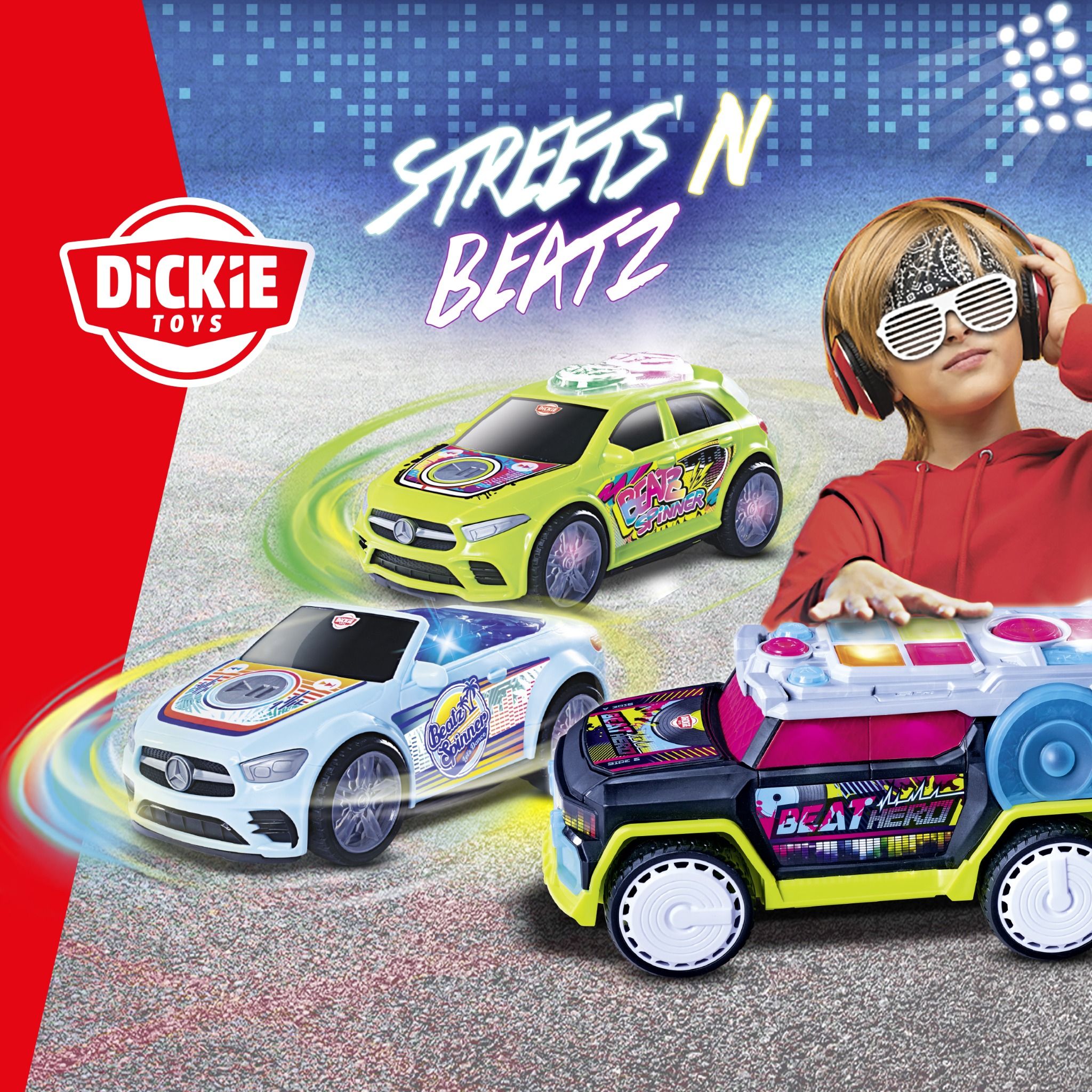 Đồ Chơi Xe Âm Nhạc DICKIE TOYS Rhythm Patrol 203763008