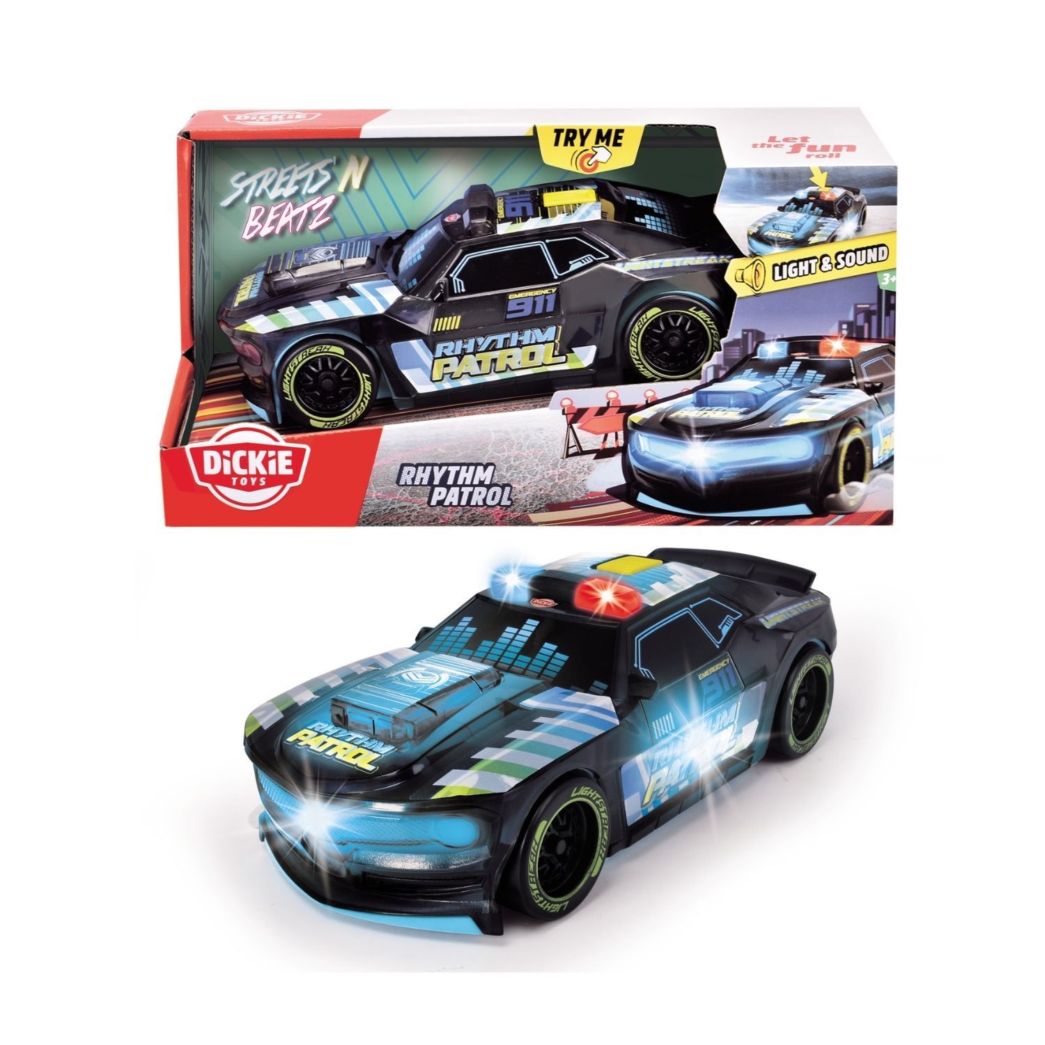 Đồ Chơi Xe Âm Nhạc DICKIE TOYS Rhythm Patrol 203763008