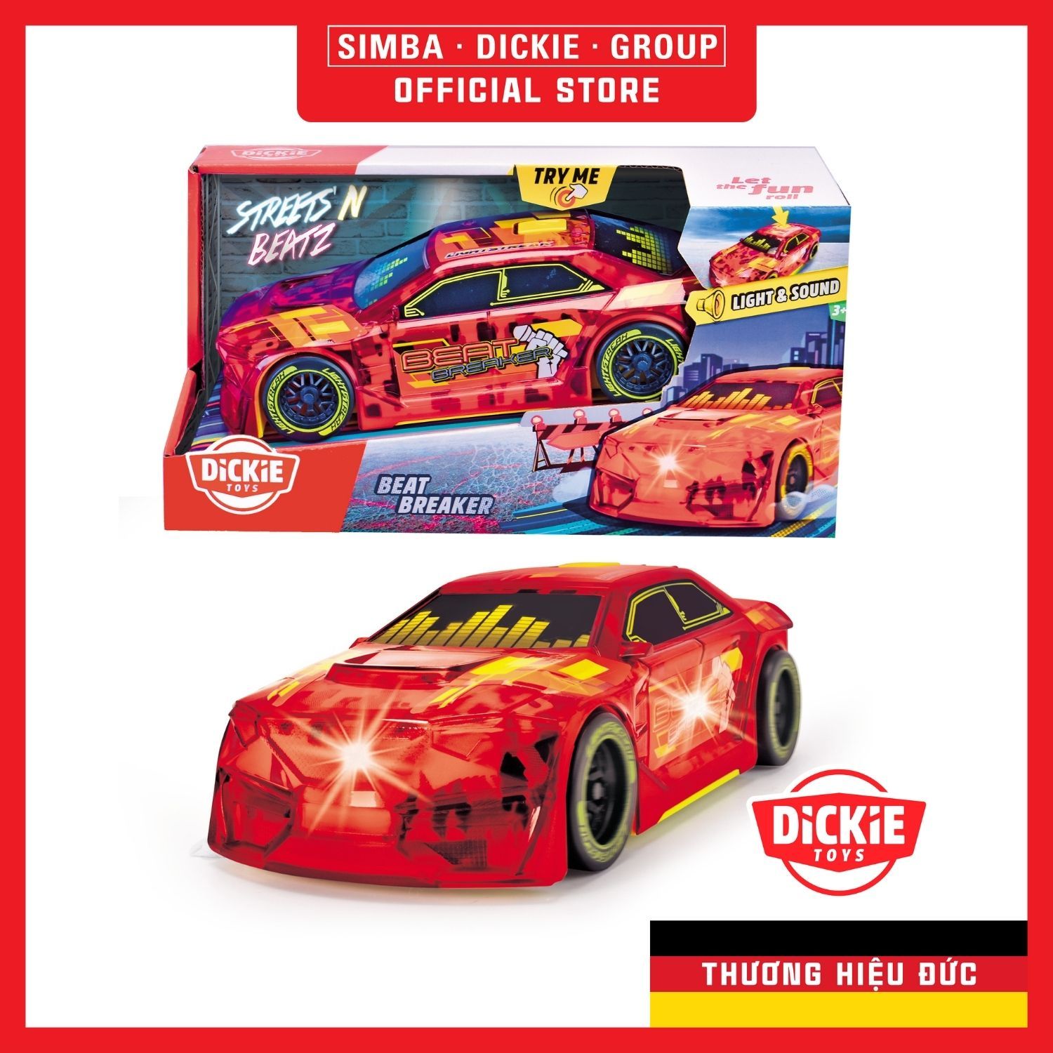 Đồ Chơi Xe Âm Nhạc DICKIE TOYS Beat Breaker 203763010