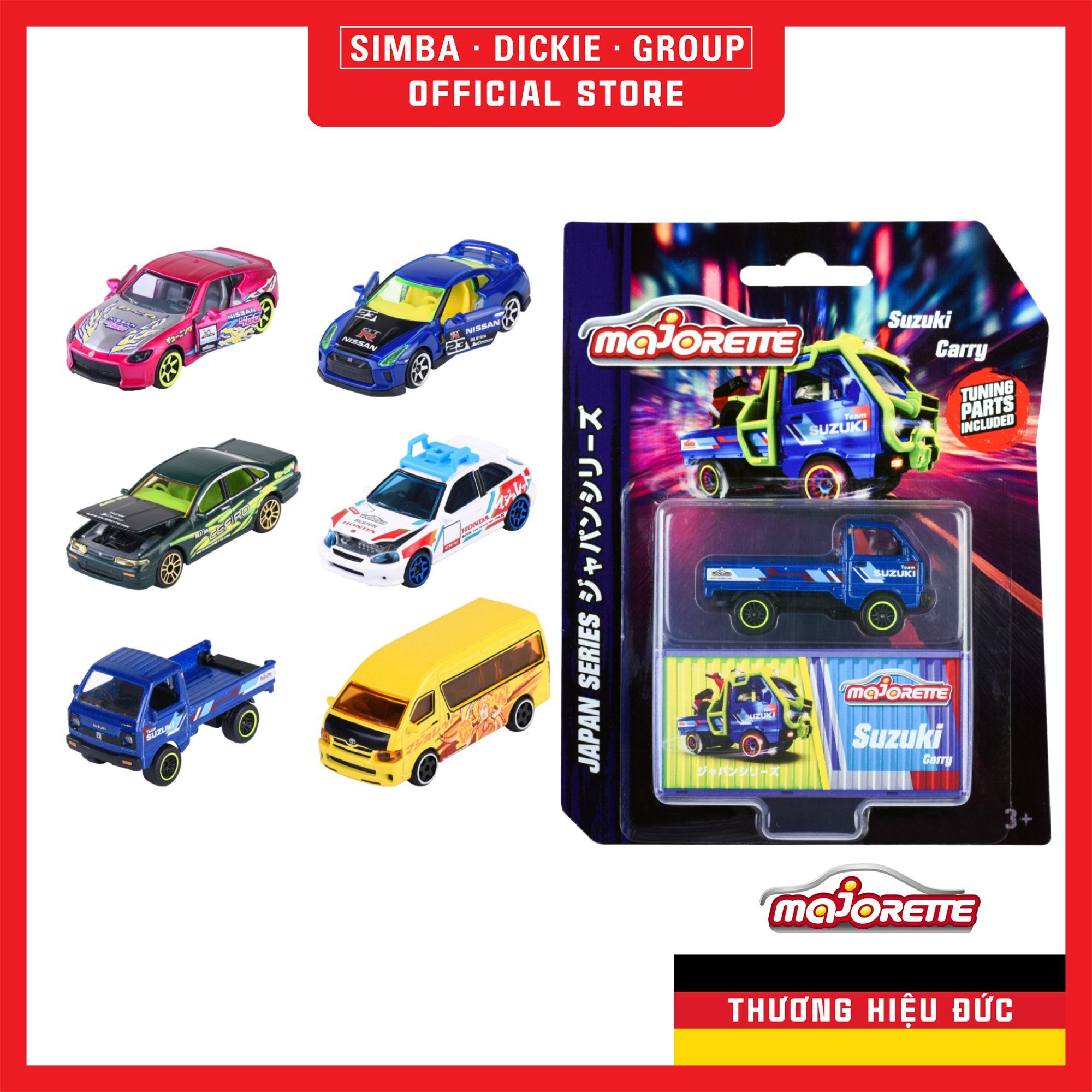 212051030 Xe Mô Hình MAJORETTE Japan Series Deluxe Cars