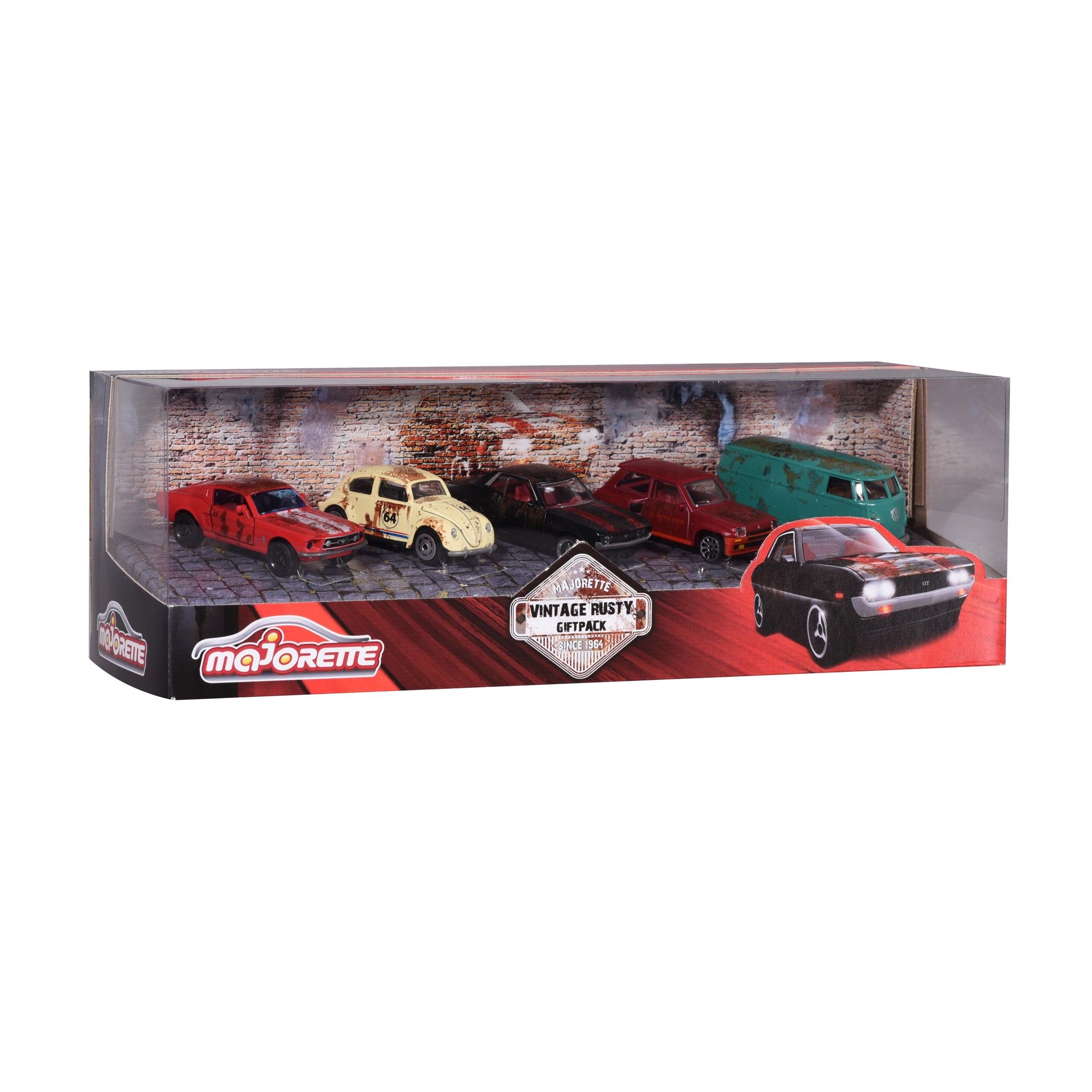 212052012 Bộ 5 Xe Mô Hình MAJORETTE Vintage 5 Pieces Giftpack Rusty