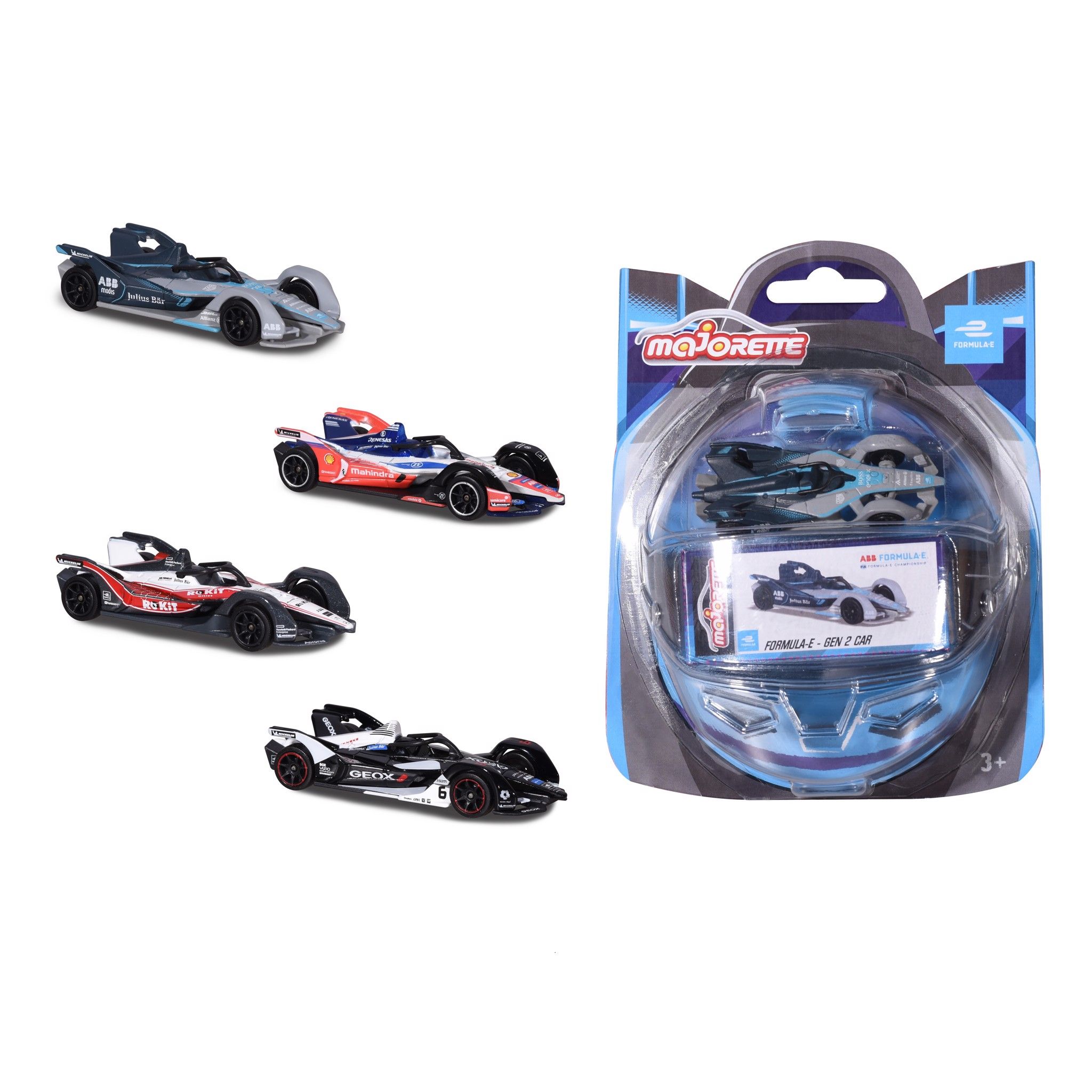 212084025 Xe Mô Hình MAJORETTE Formula E Deluxe Gen 2 Cars