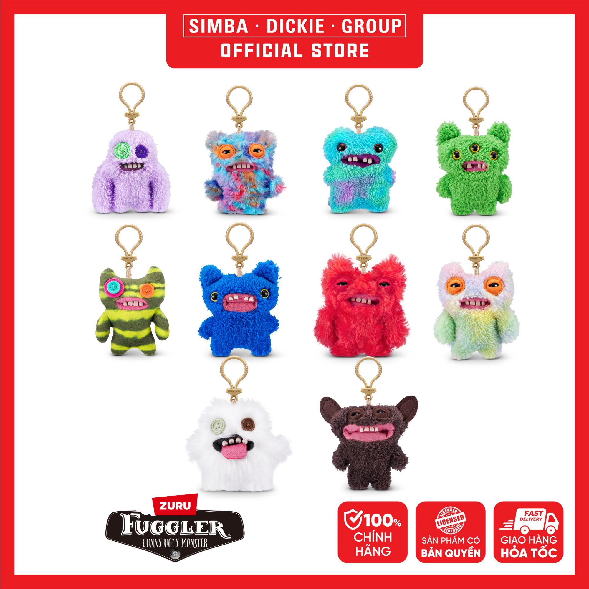 Đồ Chơi Sưu Tầm ZURU TOYS Fuggler Key Rings 5