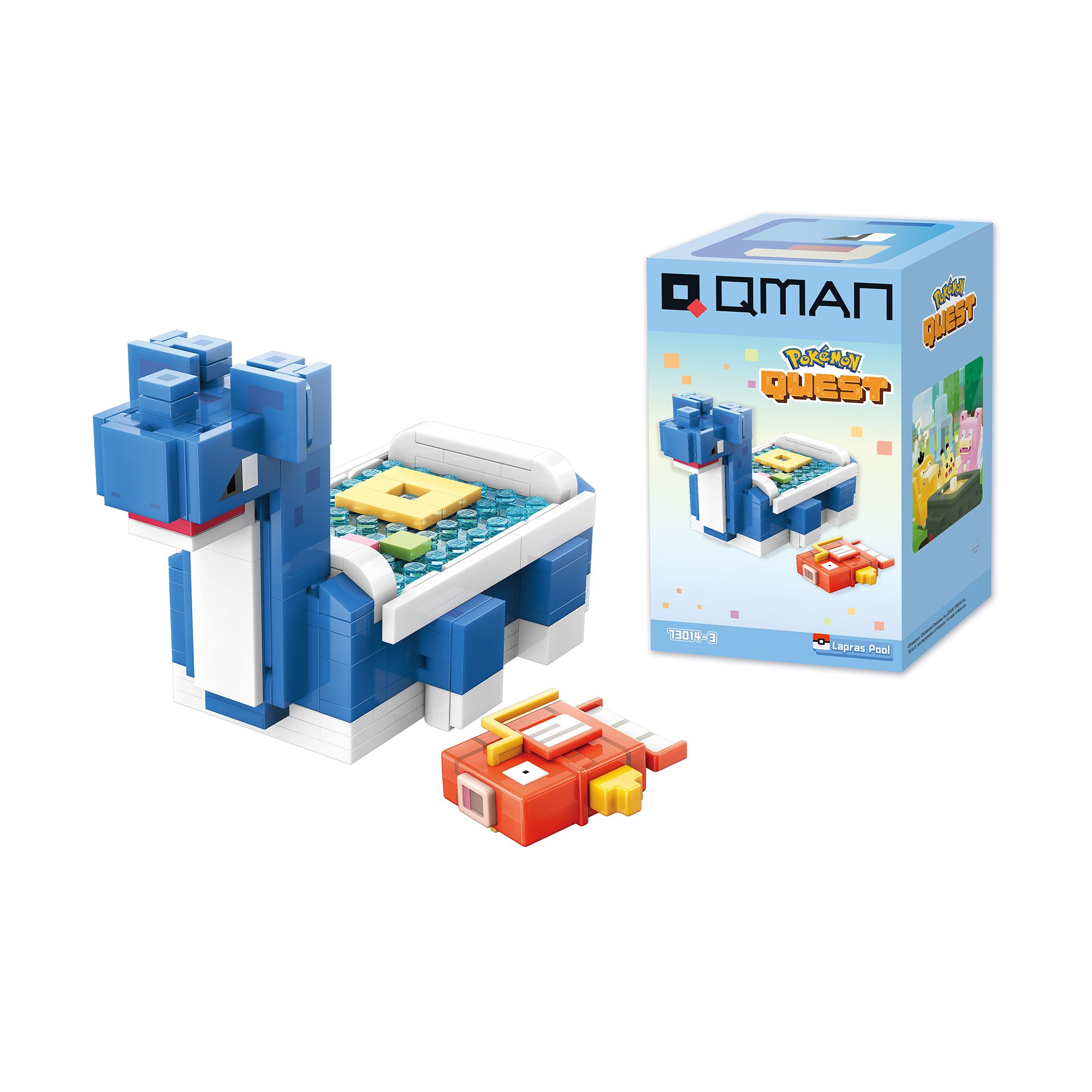 Đồ Chơi Lắp Ráp KEEPPLEY Pokemon Quest - Play Series Laplace Pool 73014-3