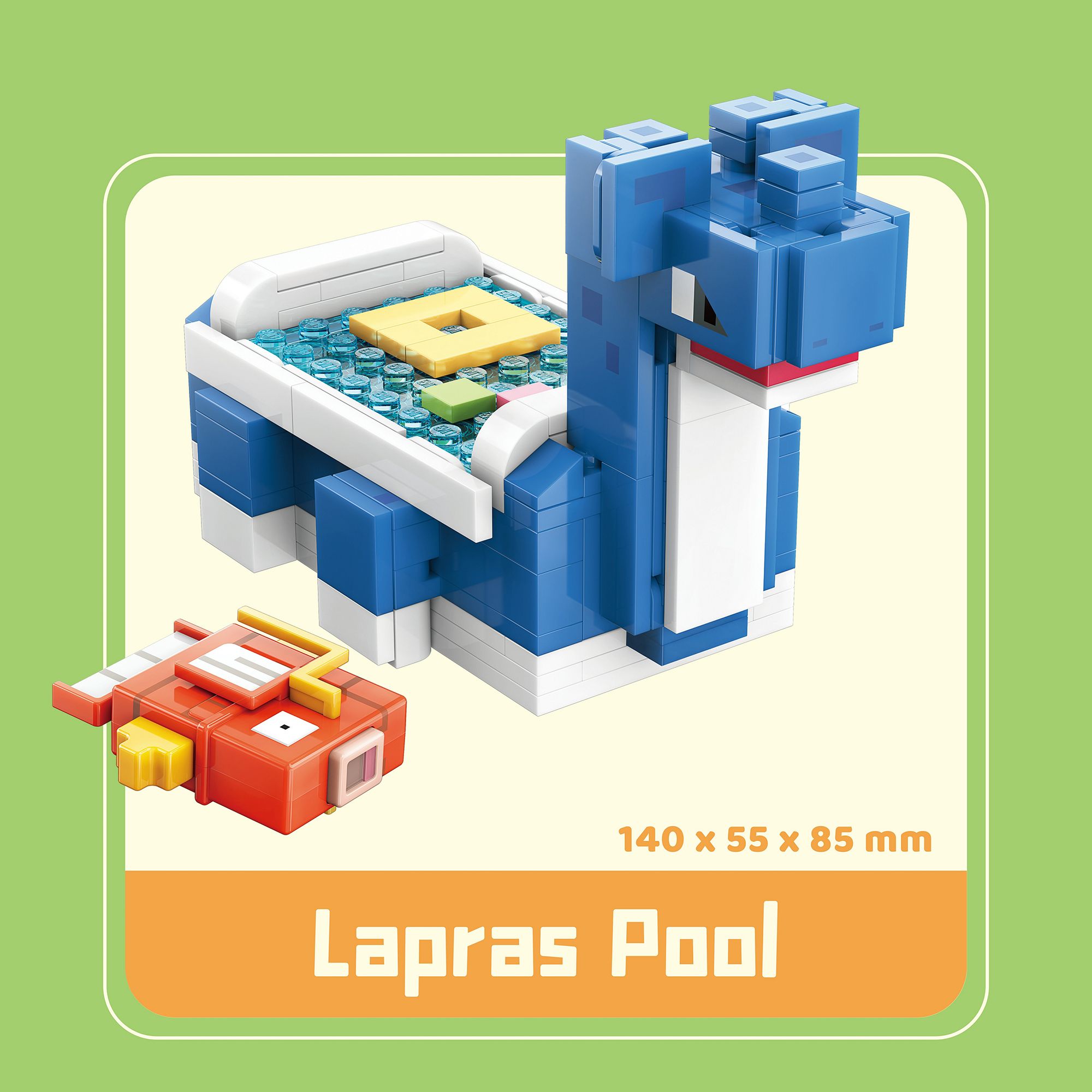 Đồ Chơi Lắp Ráp KEEPPLEY Pokemon Quest - Play Series Laplace Pool 73014-3