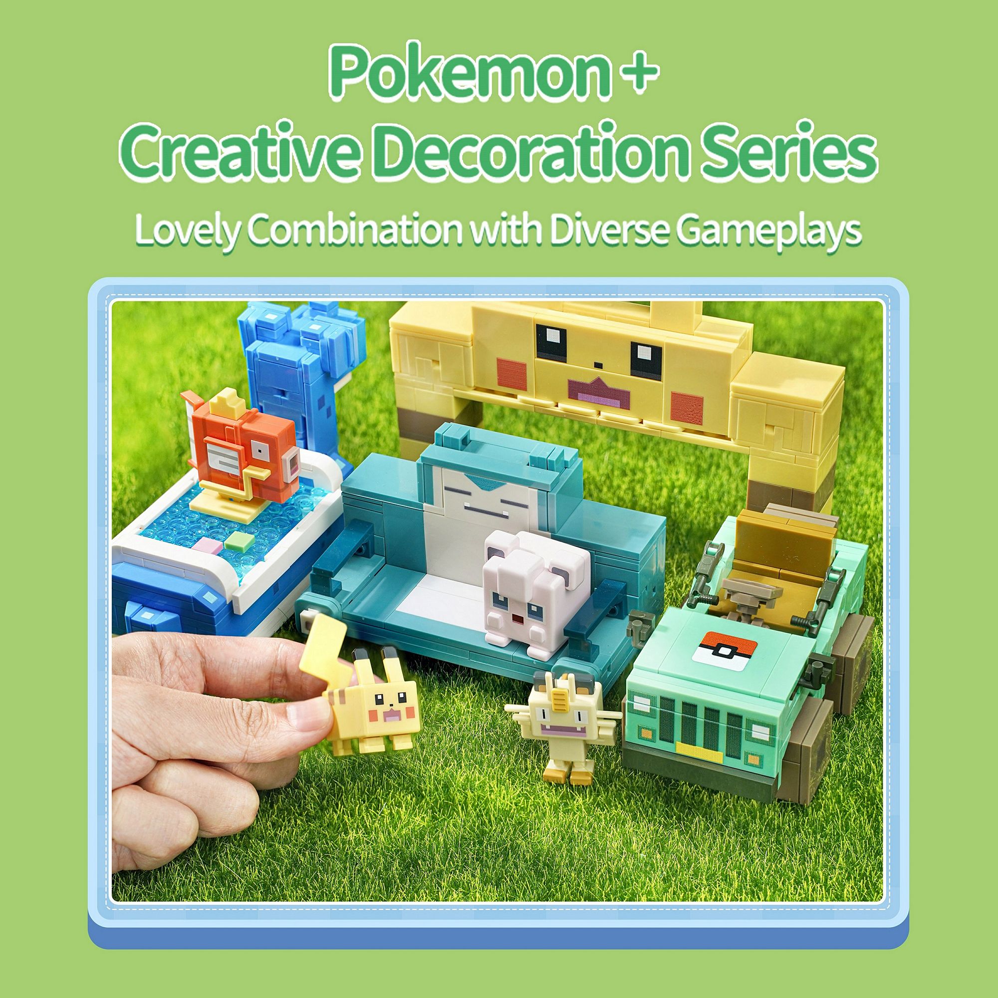Đồ Chơi Lắp Ráp KEEPPLEY Pokemon Quest - Play Series Pokemon Ball Cart 73014-4