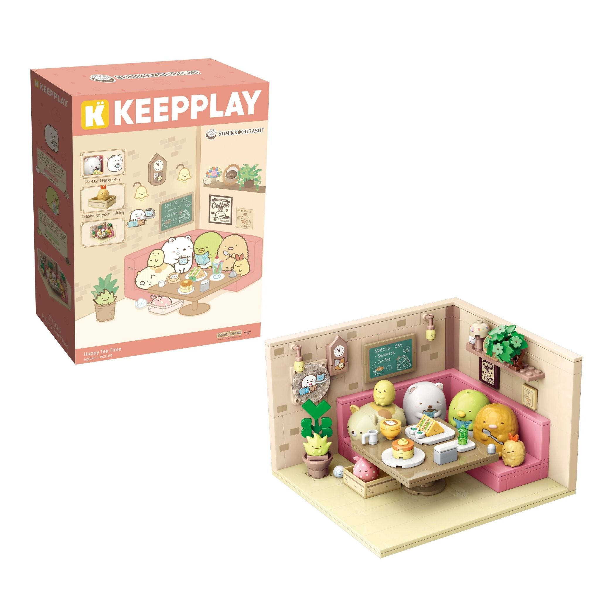 Đồ Chơi Lắp Ráp Keepplay Sumikko Happy Tea Time 77015 - Simba Toys Vietnam