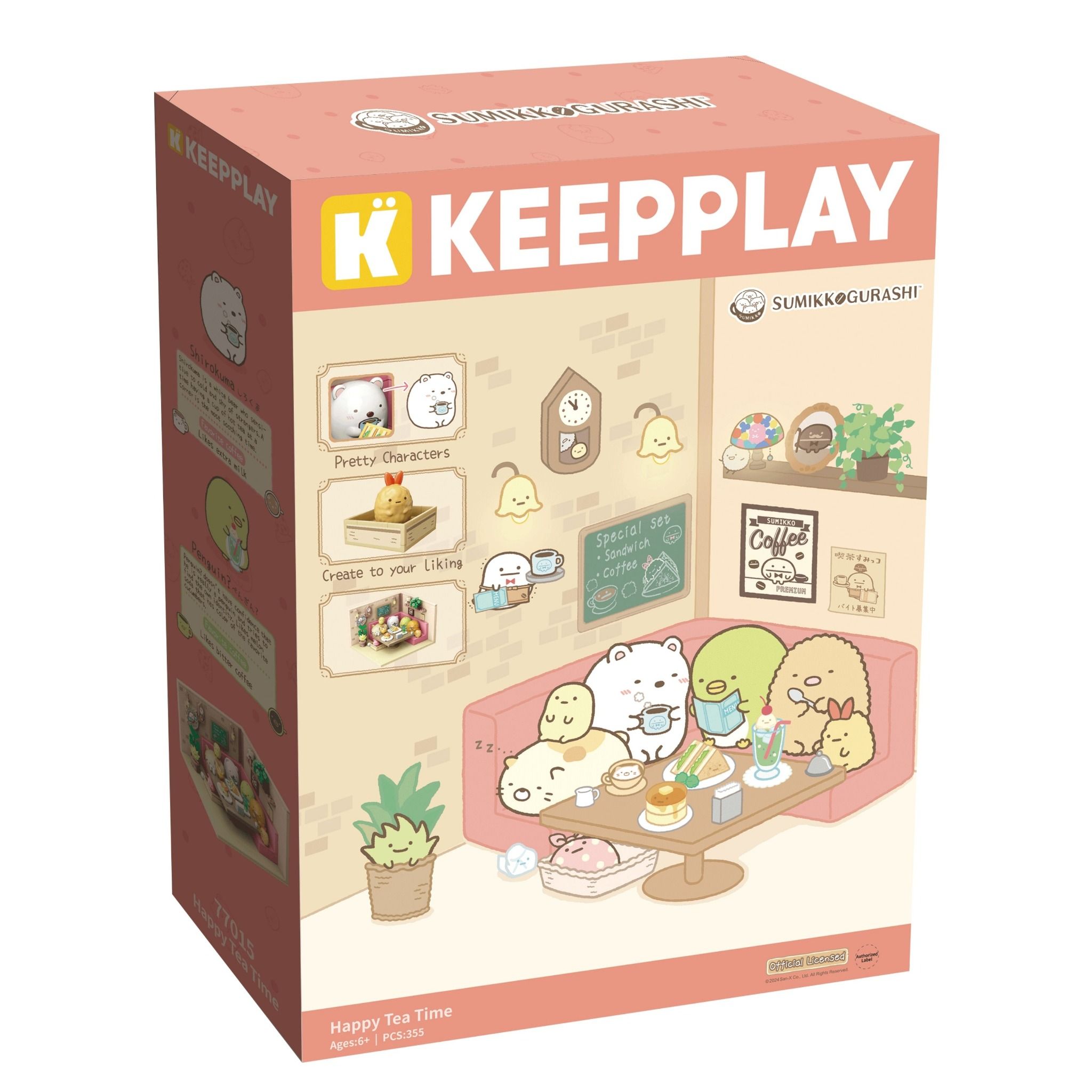 Đồ Chơi Lắp Ráp Keepplay Sumikko Happy Tea Time 77015 - Simba Toys Vietnam