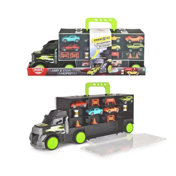 203747007 Bộ Đồ Chơi Xe Tải Chở Xe Hơi DICKIE TOYS Carry & Store Transporter