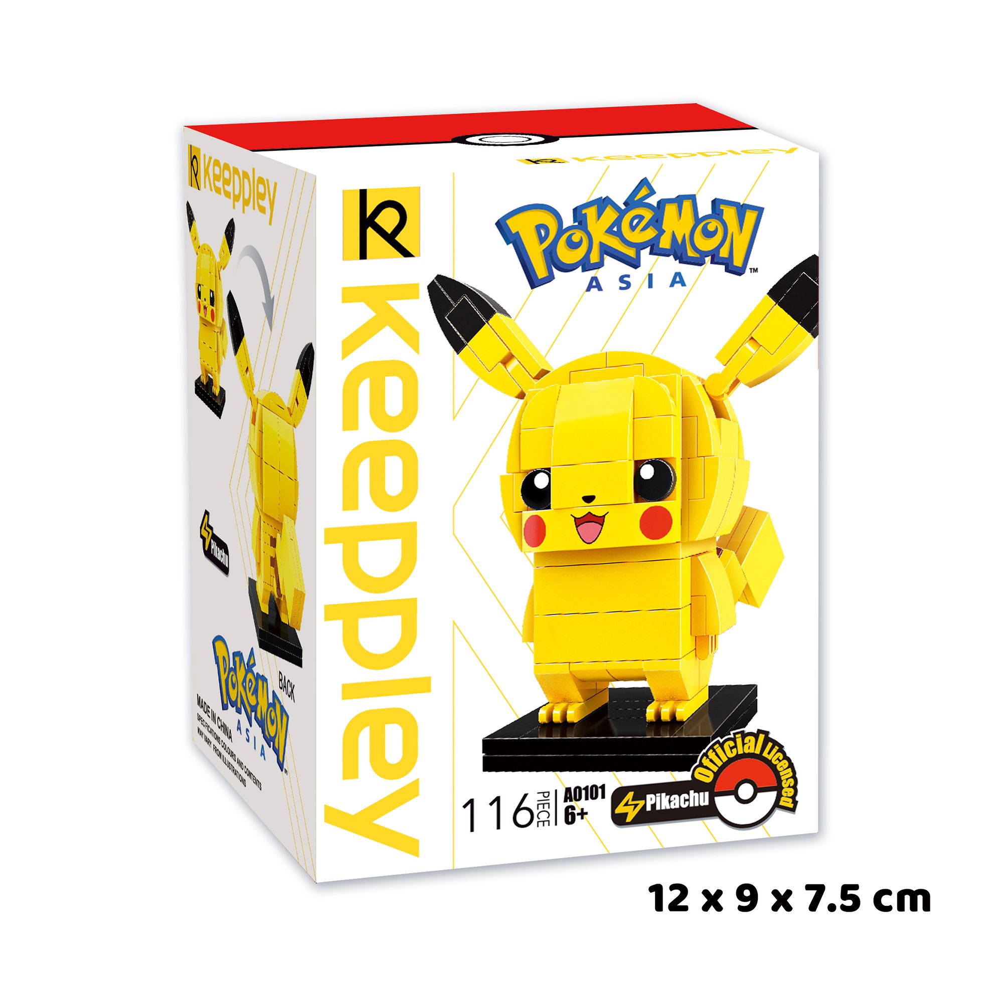 Đồ Chơi Lắp Ráp KEEPPLEY Pokemon Kuppy-Pikachu A0101