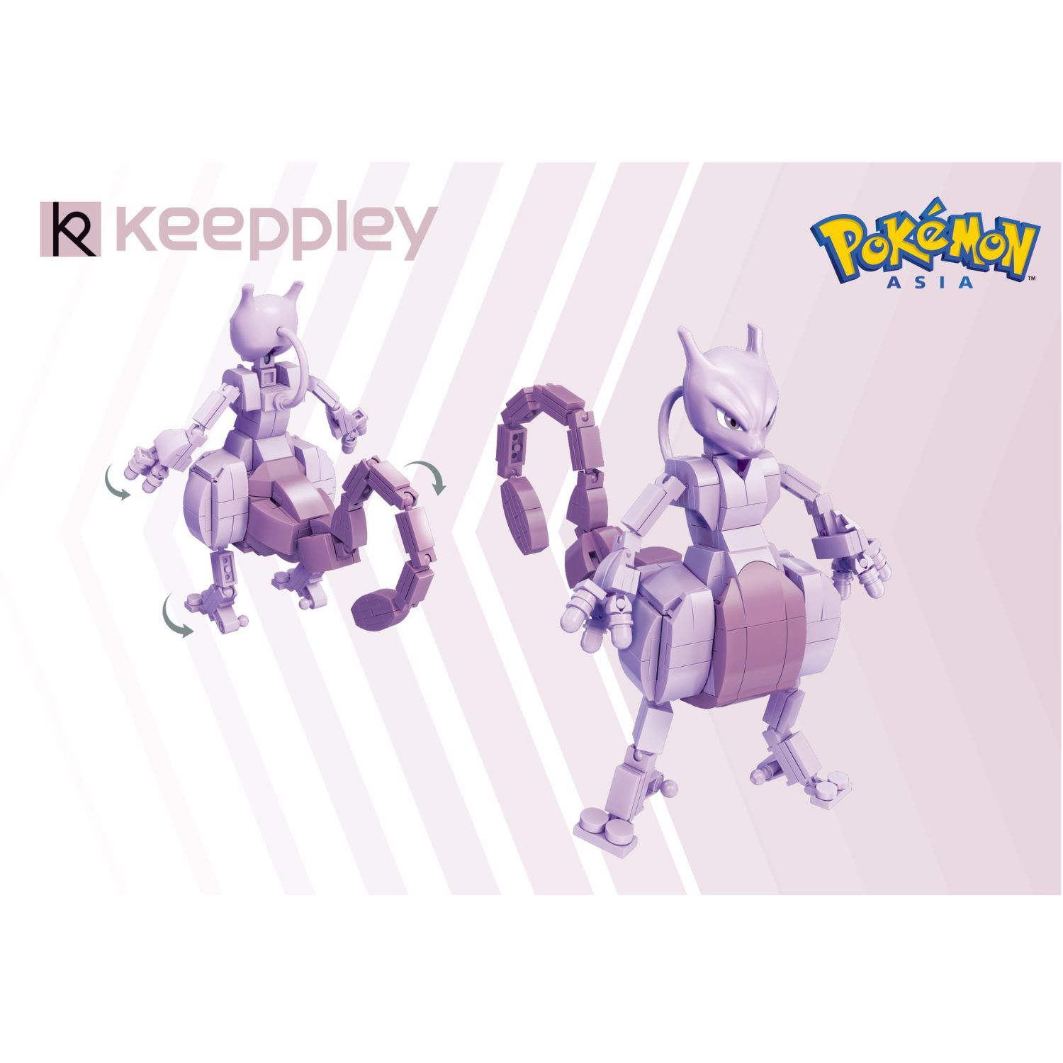 Đồ Chơi Lắp Ráp KEEPPLEY Pokemon Mewtwo B0111 Building Block