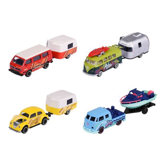 212055007 Xe Mô Hình MAJORETTE VW The Originals Trailer