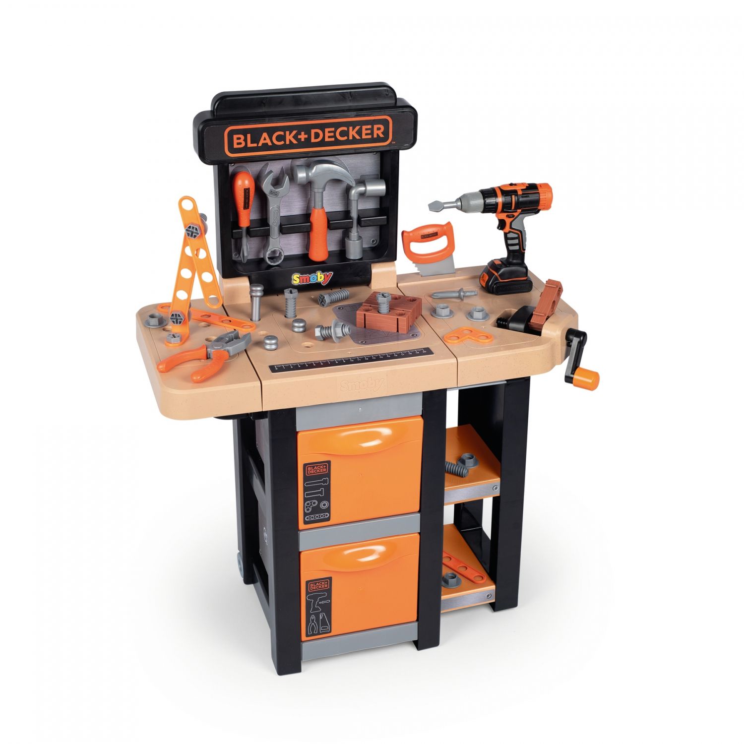 7600360315 Bàn Dụng Cụ Kỹ Sư 37 Chi Tiết BLACK+DECKER Open Bricolo Workbench