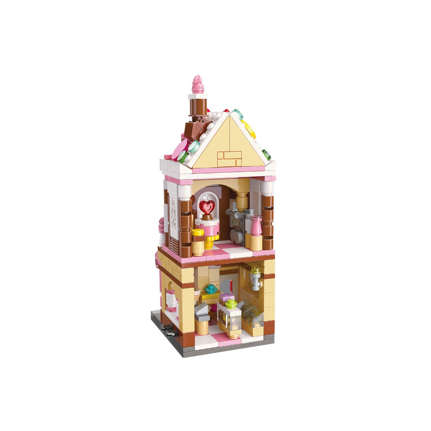 Đồ Chơi Lắp Ráp KEEPPLEY City Corner Honey Sweet Dessert House Building Blocks C0101