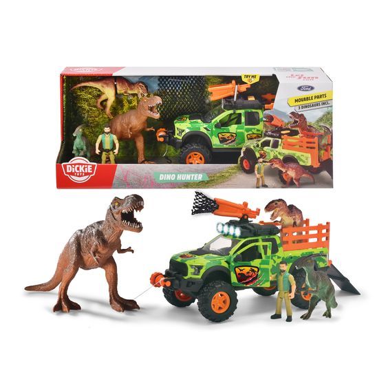 203837026 Đồ Chơi Xe Khủng Long DICKIE TOYS Dino Hunter