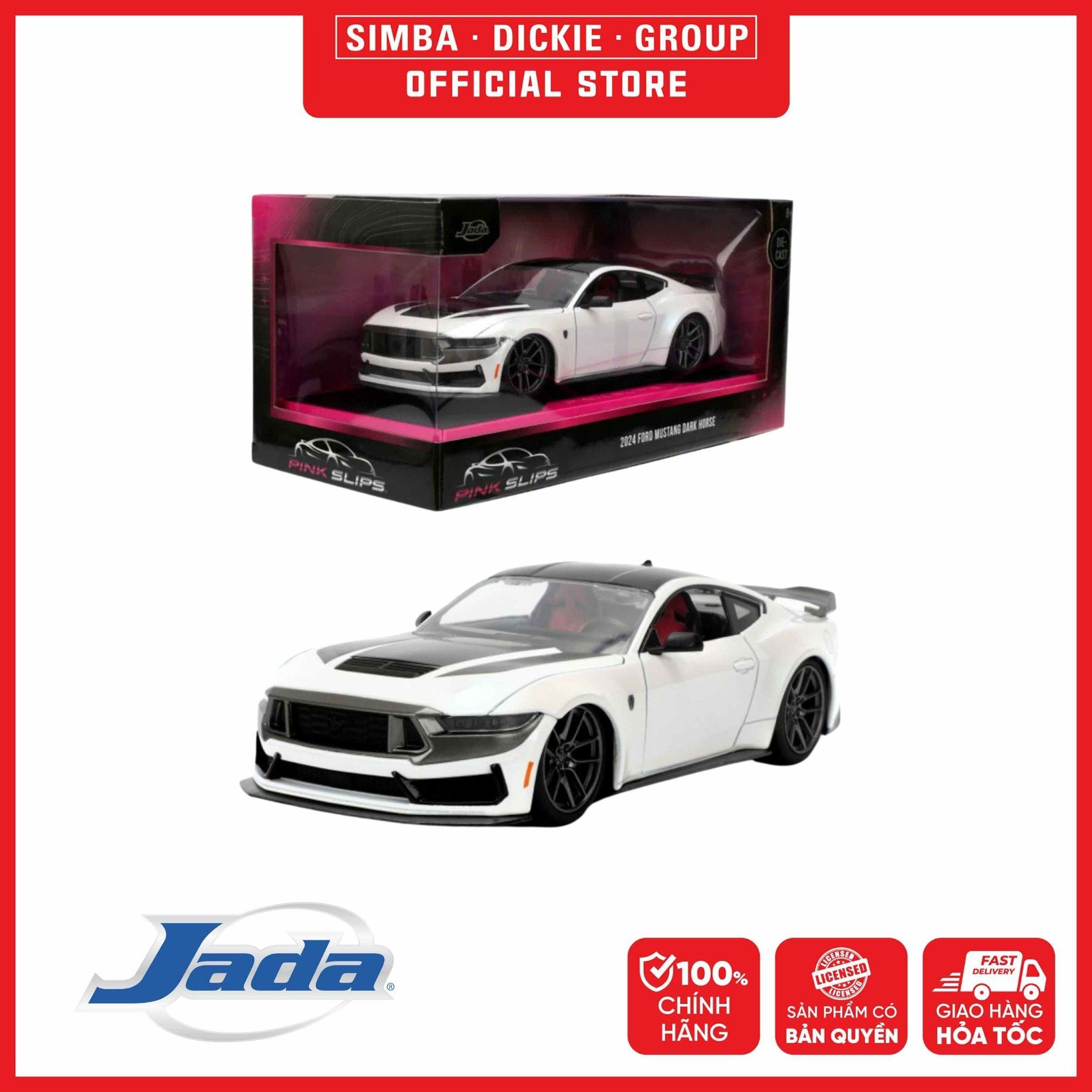Đồ Chơi Xe Mô Hình JADA TOYS Pink Slips 2024 Ford Mustang Dark Horse 1:24 35504 - Simba Toys Vietnam