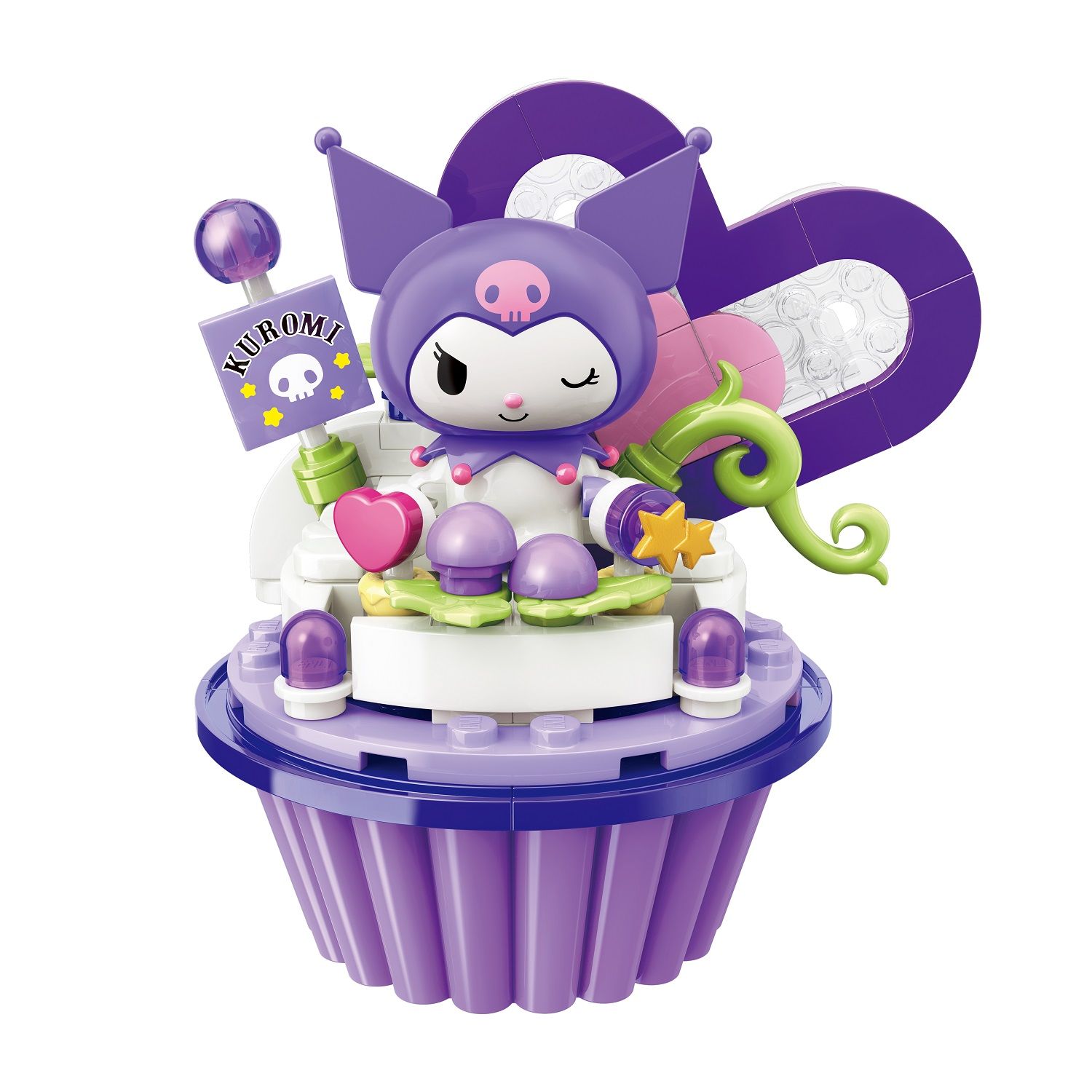 Đồ Chơi Lắp Ráp KEEPPLEY Sanrio Cupcake-Kuromi K20817