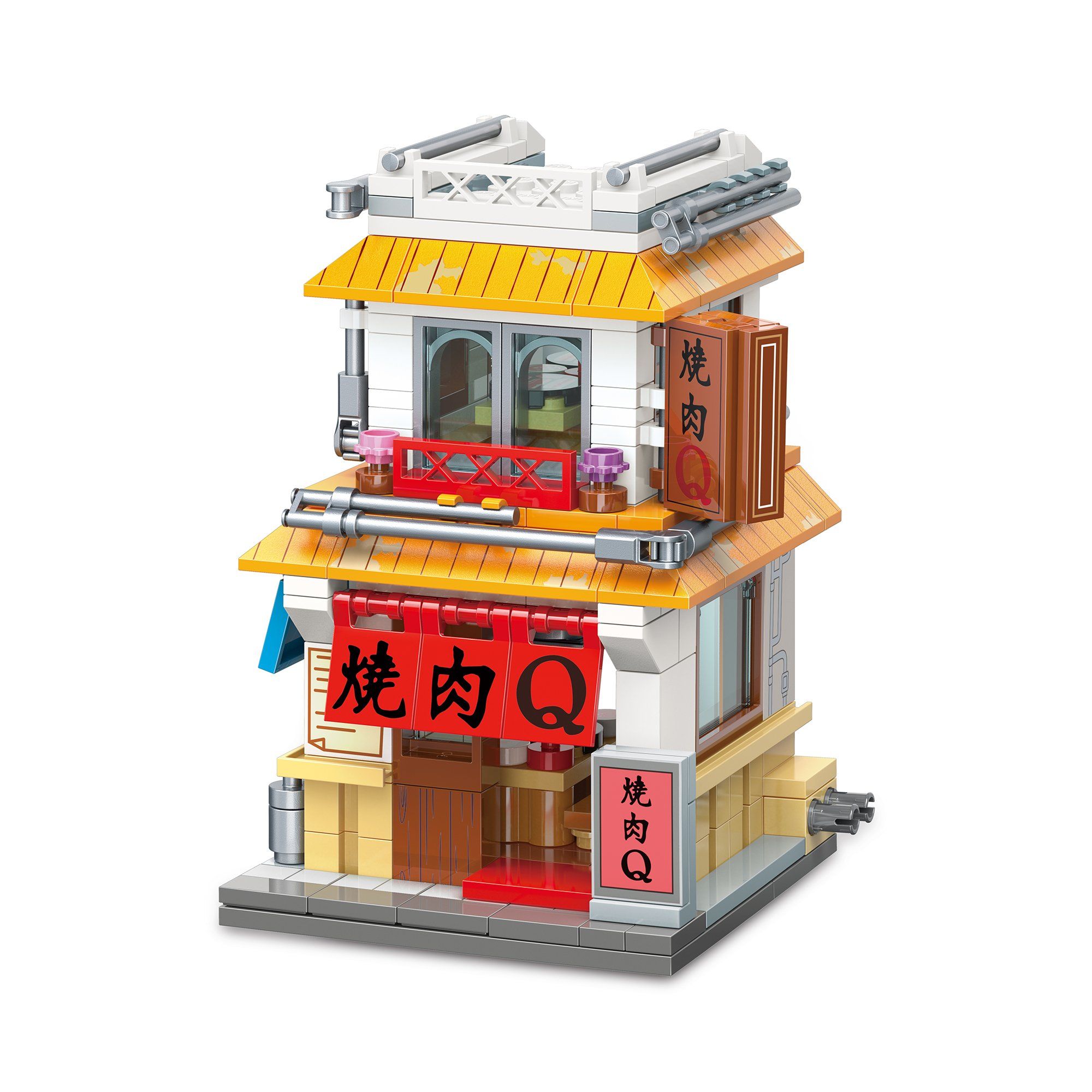 Đồ Chơi Lắp Ráp KEEPPLEY Naruto Barbeque Cabin Q K20516
