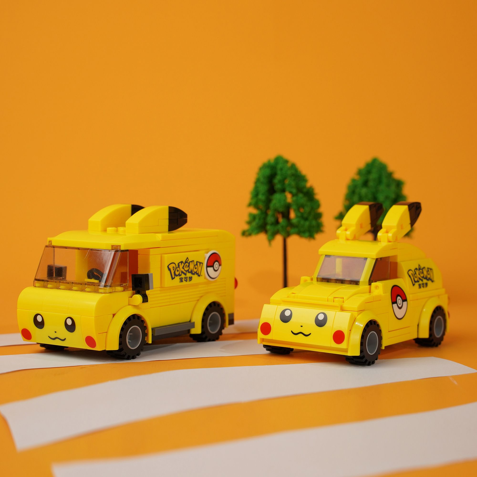 Đồ Chơi Lắp Ráp KEEPPLEY Pokemon Pikachu Mini Bus K20206