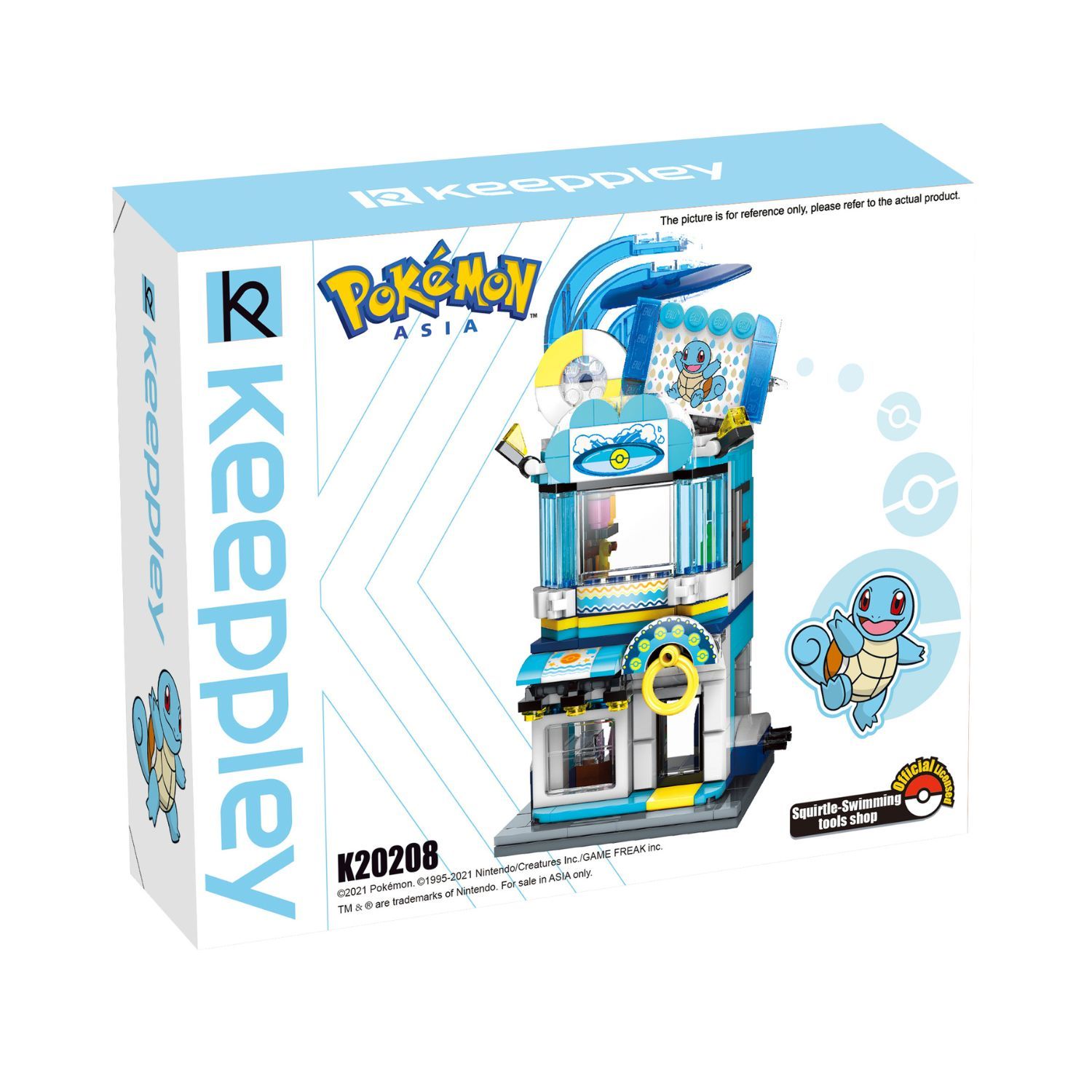 Đồ Chơi Lắp Ráp KEEPPLEY Pokemon - Squirtle Swimming Tools Shop K20208 Building Block