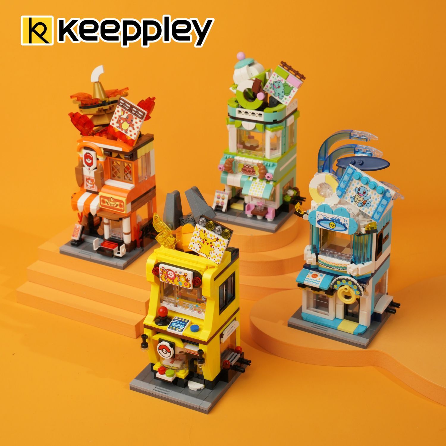 Đồ Chơi Lắp Ráp KEEPPLEY Pokemon - Charmander Hotpot Restaurant K20210 Building Block