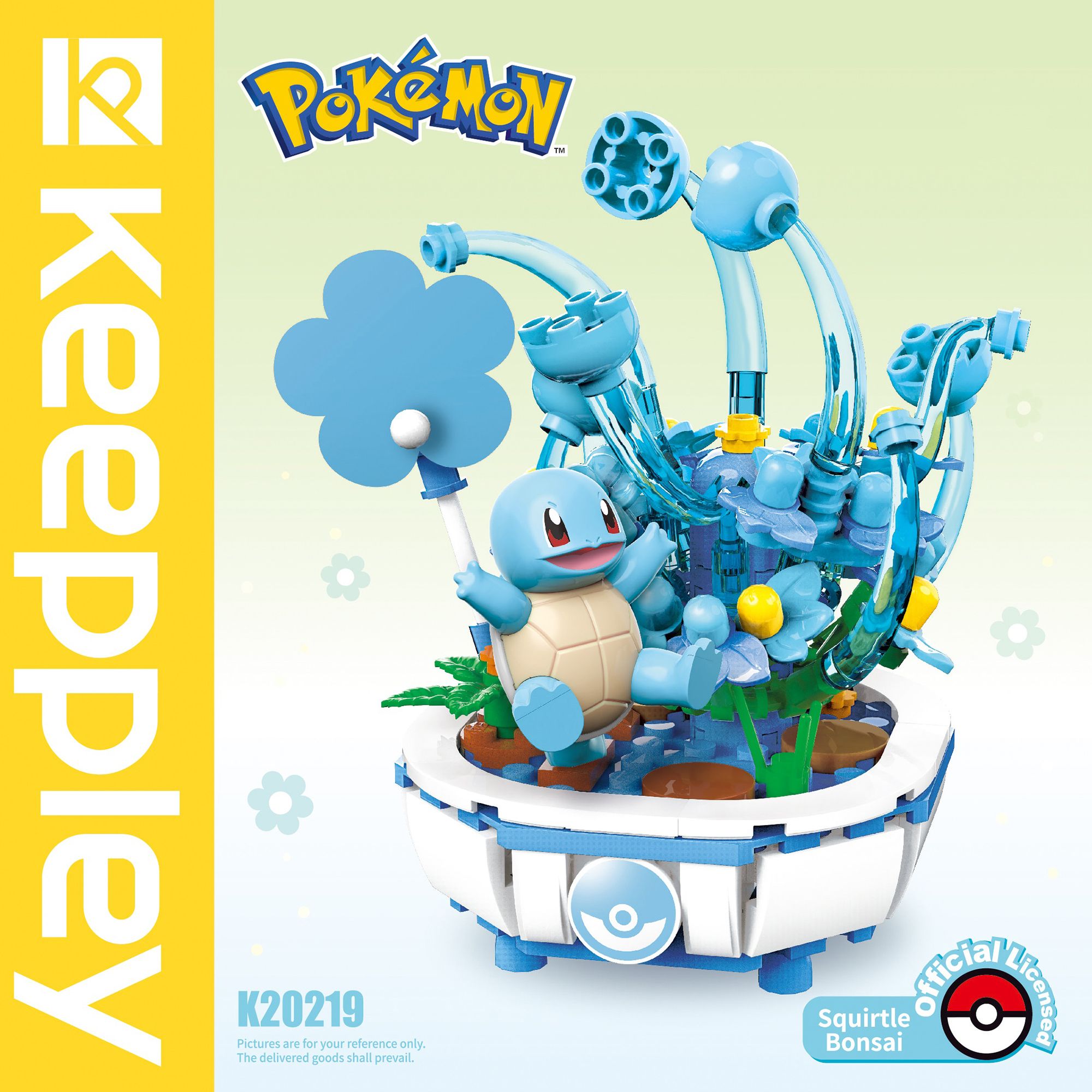 Đồ Chơi Lắp Ráp KEEPPLEY Pokemon Bonsai Series Squirtle K20219