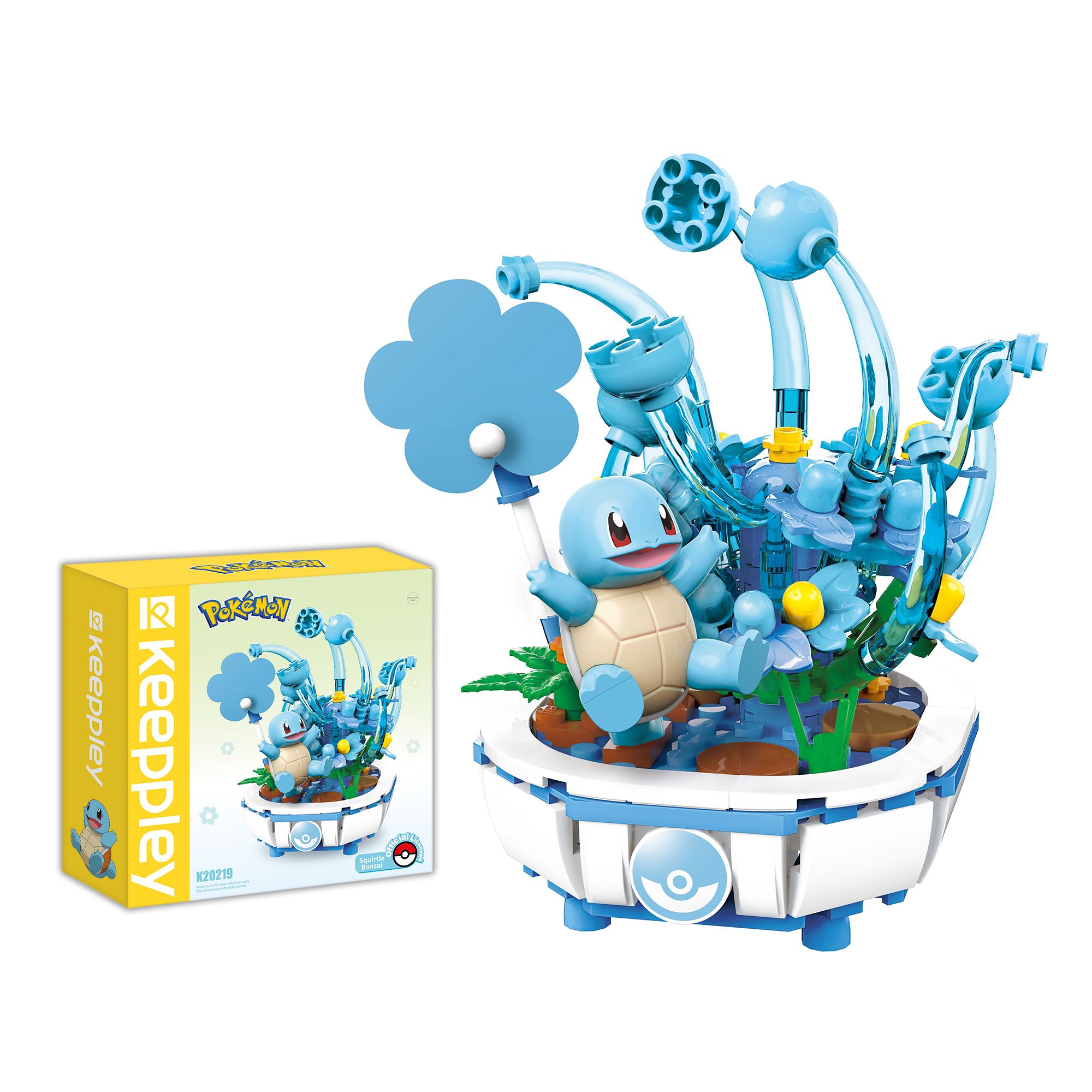 Đồ Chơi Lắp Ráp KEEPPLEY Pokemon Bonsai Series Squirtle K20219
