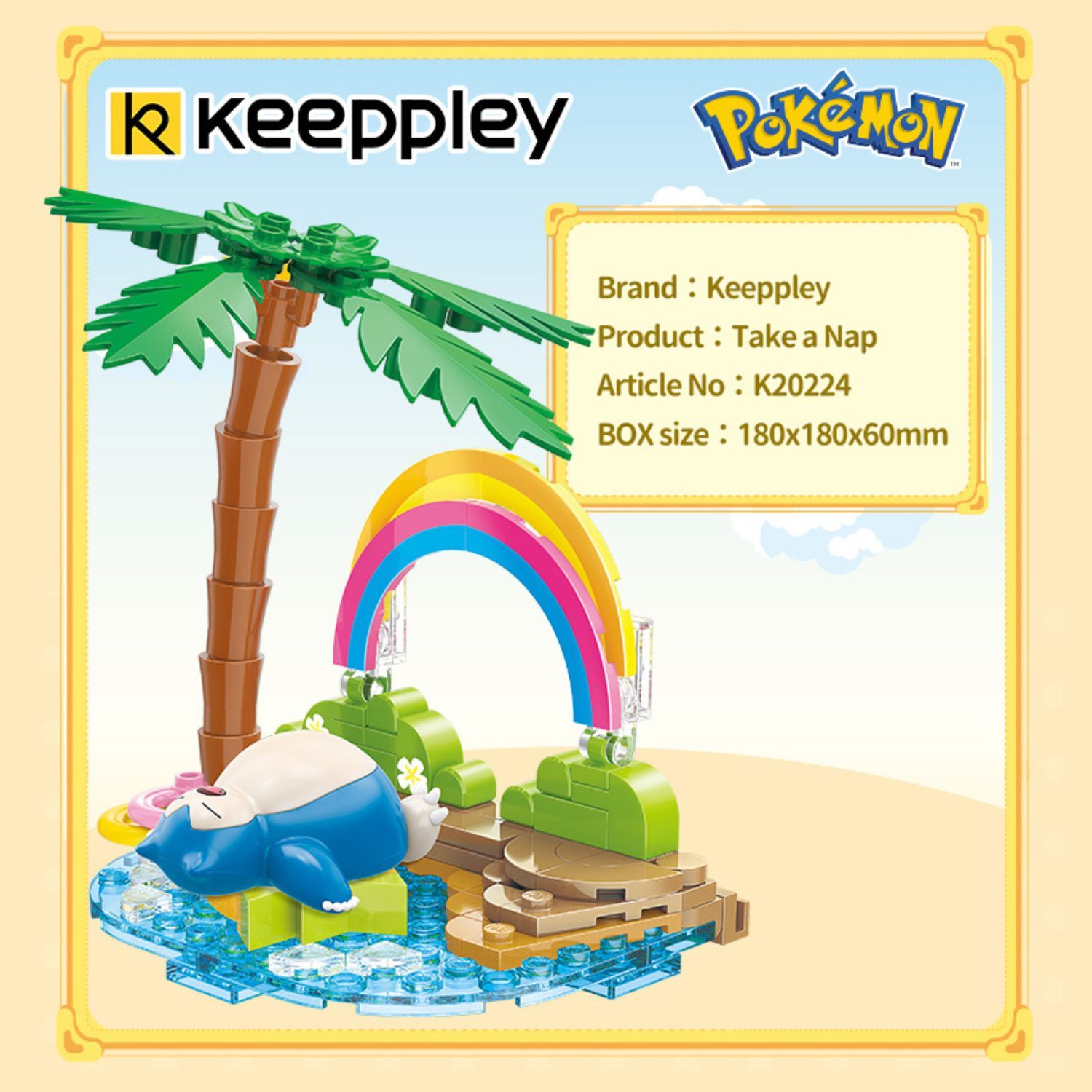 Đồ Chơi Lắp Ráp KEEPPLEY Pokemon - Take a Nip K20224 Building Block
