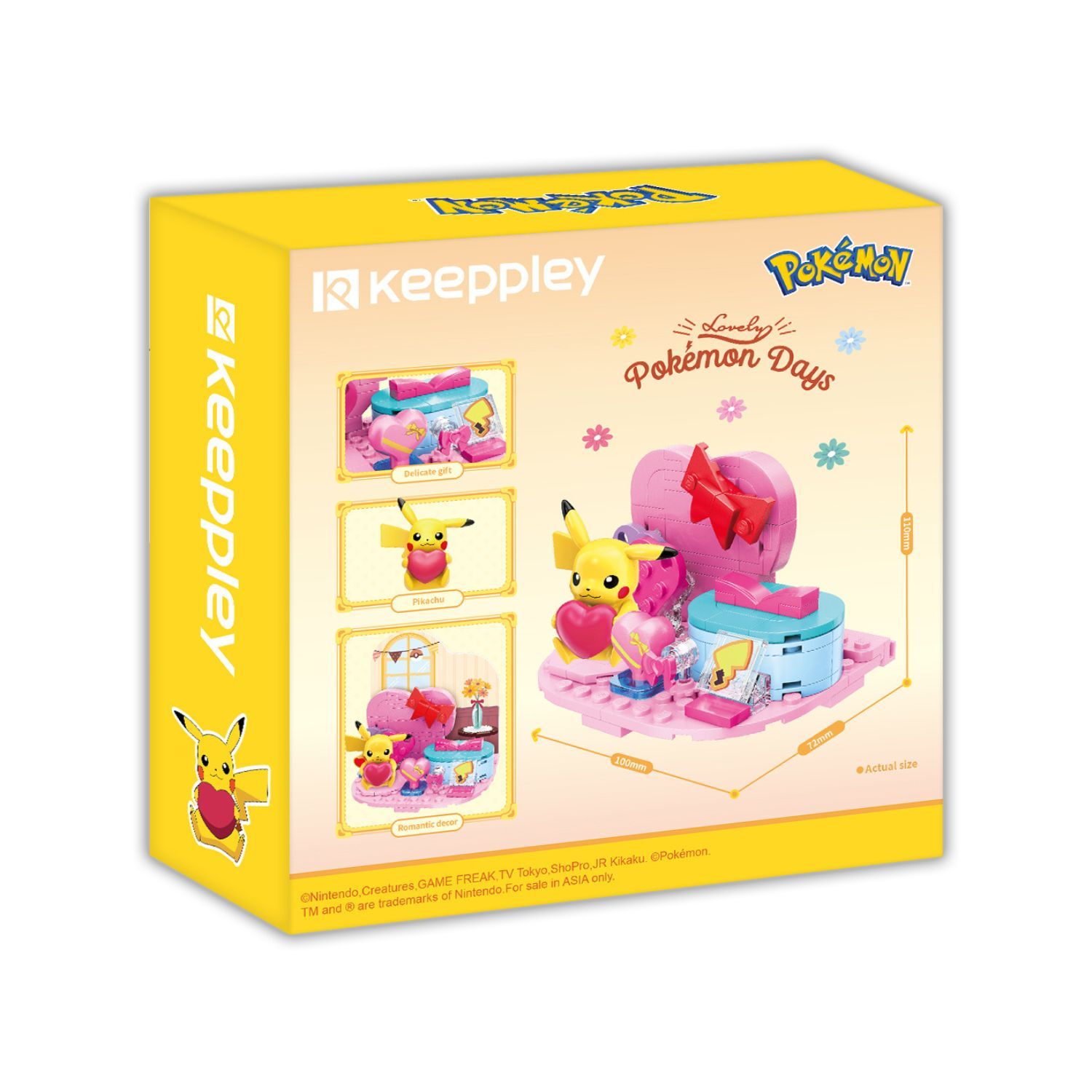 Đồ Chơi Lắp Ráp KEEPPLEY Pokemon - Sweet Moment K20225 Building Block