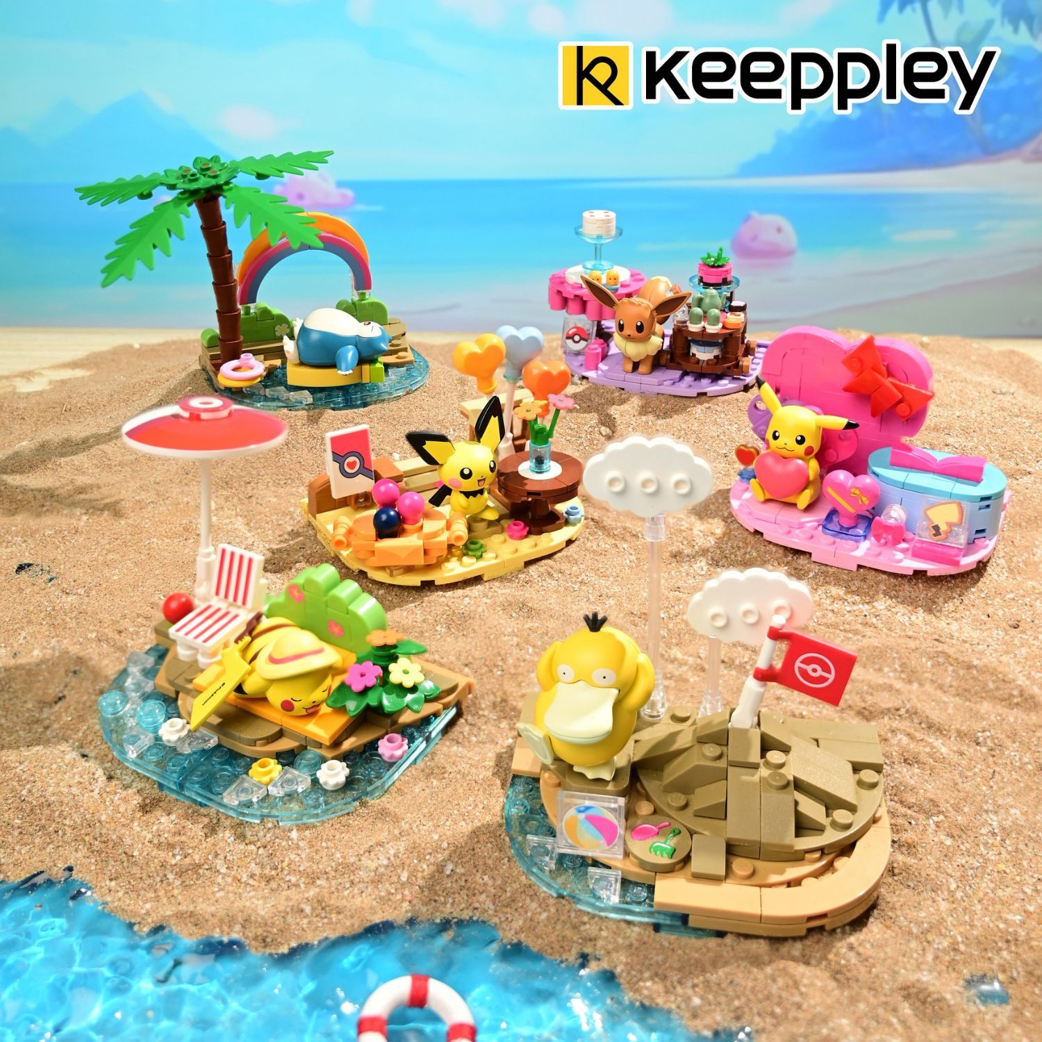Đồ Chơi Lắp Ráp KEEPPLEY Pokemon - Sweet Moment K20225 Building Block