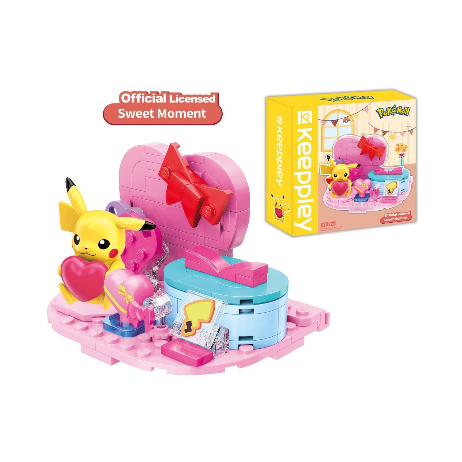 Đồ Chơi Lắp Ráp KEEPPLEY Pokemon - Sweet Moment K20225 Building Block