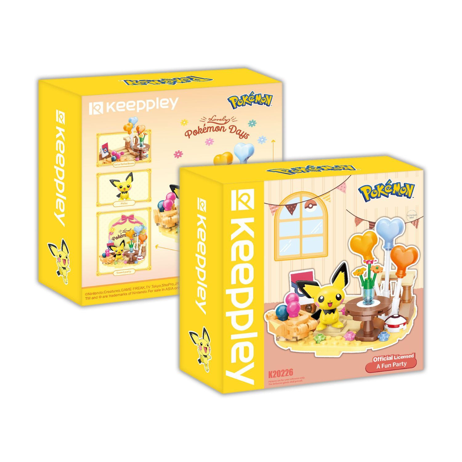 Đồ Chơi Lắp Ráp KEEPPLEY Pokemon - A Fun Party K20226 Building Block