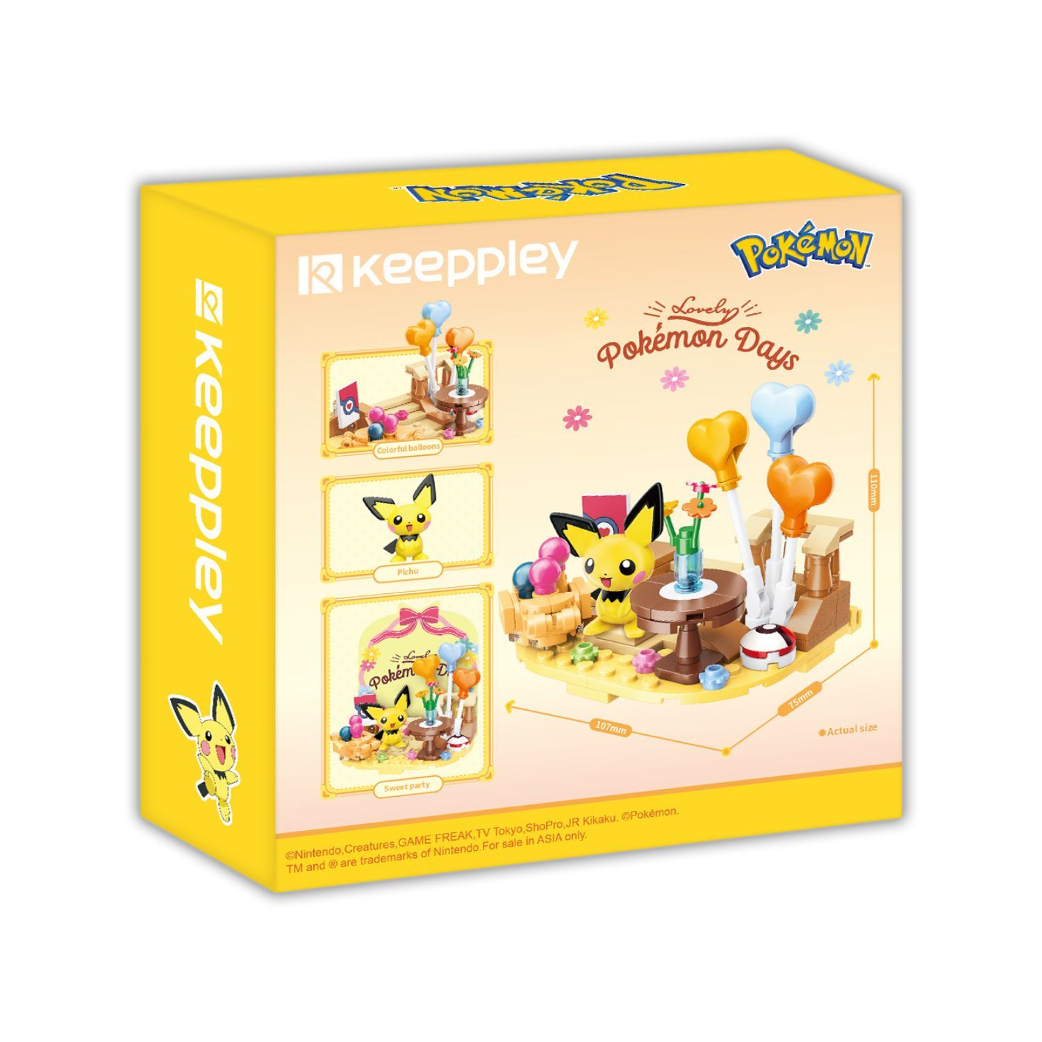 Đồ Chơi Lắp Ráp KEEPPLEY Pokemon - A Fun Party K20226 Building Block