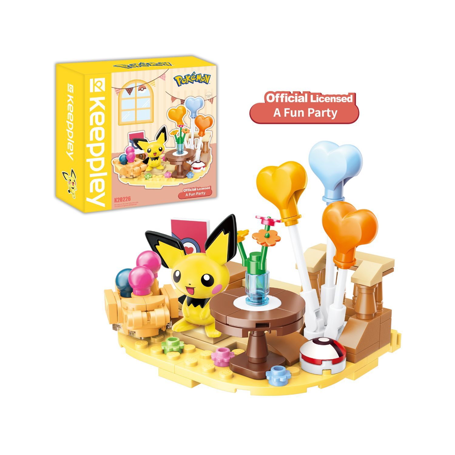 Đồ Chơi Lắp Ráp KEEPPLEY Pokemon - A Fun Party K20226 Building Block