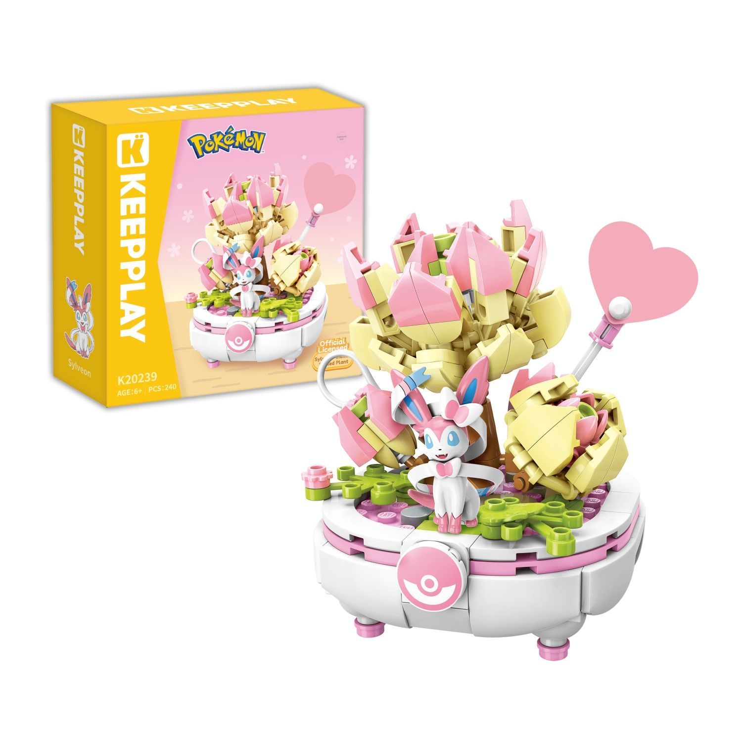 Đồ Chơi Lắp Ráp KEEPPLAY Pokemon Bonsai Series SYLVEON K20239 Building Block - Simba Toys Vietnam