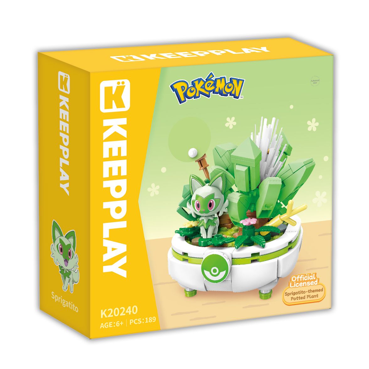 Đồ Chơi Lắp Ráp KEEPPLAY Pokemon Bonsai Series SPRIGATITO K20240 Building Block - Simba Toys Vietnam