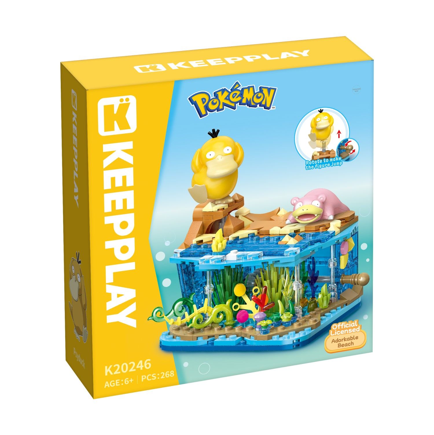 Đồ Chơi Lắp Ráp KEEPPLAY Pokemon Dorky Beach PSYKOKWAC & RAMOLOS K20246 Building Block - Simba Toys Vietnam