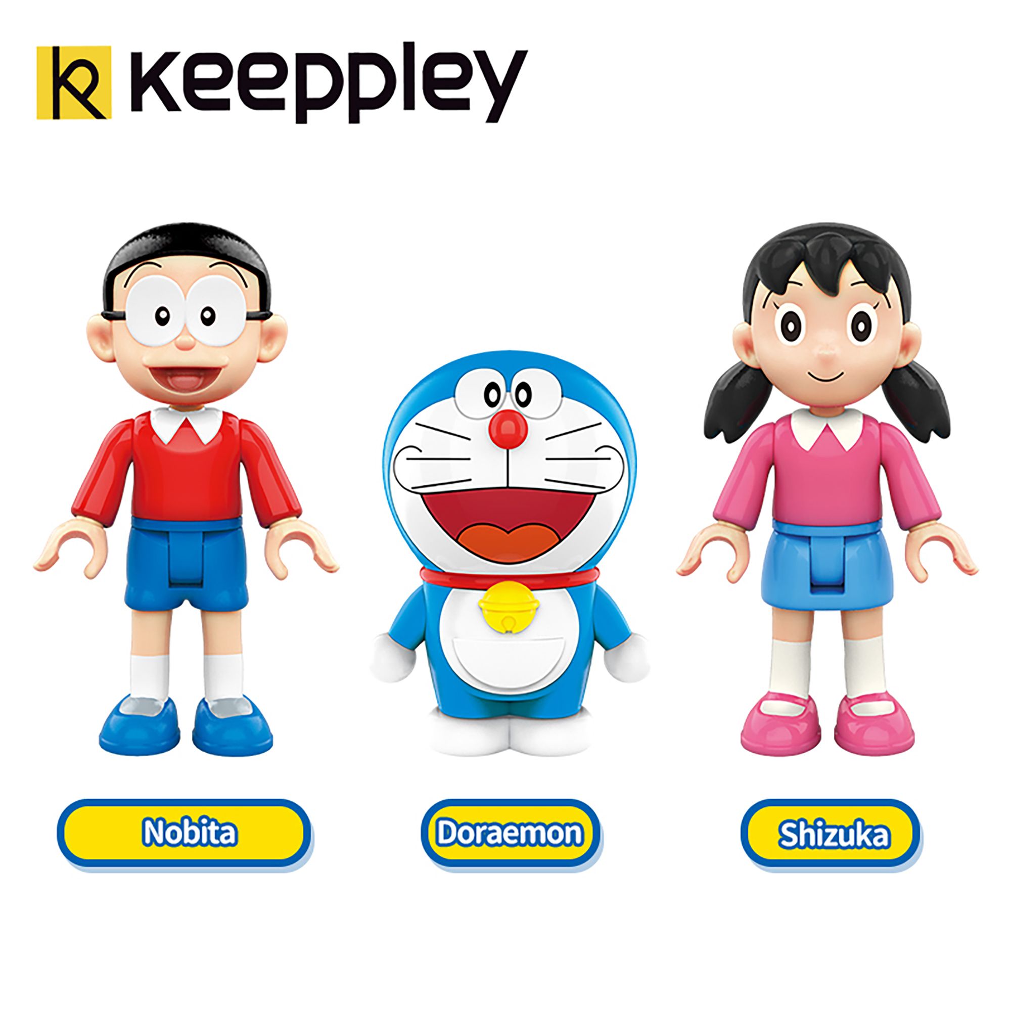 Đồ Chơi Lắp Ráp KEEPPLEY Doraemon Time Machine K20401