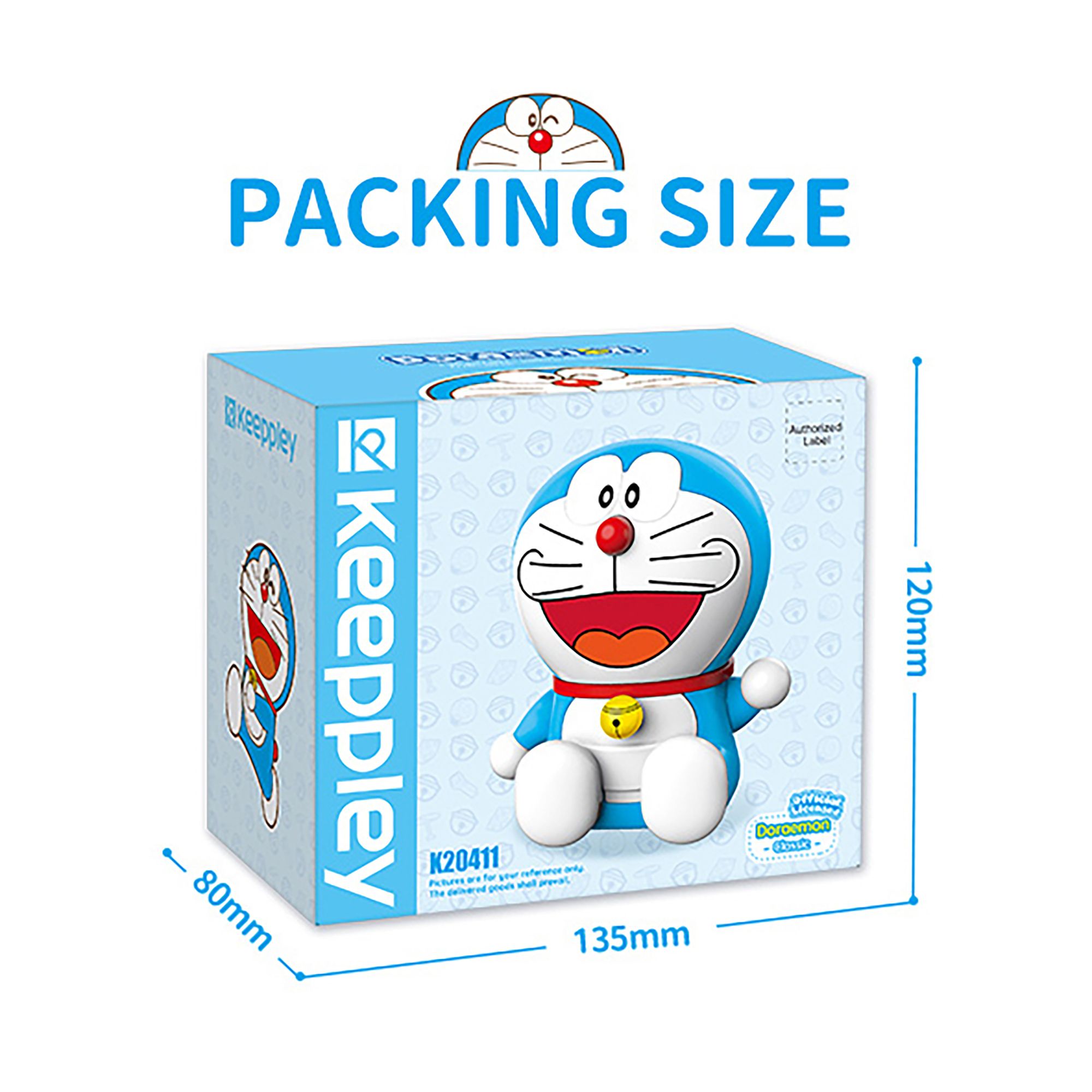 Đồ Chơi Lắp Ráp KEEPPLEY Doraemon Classical K20411