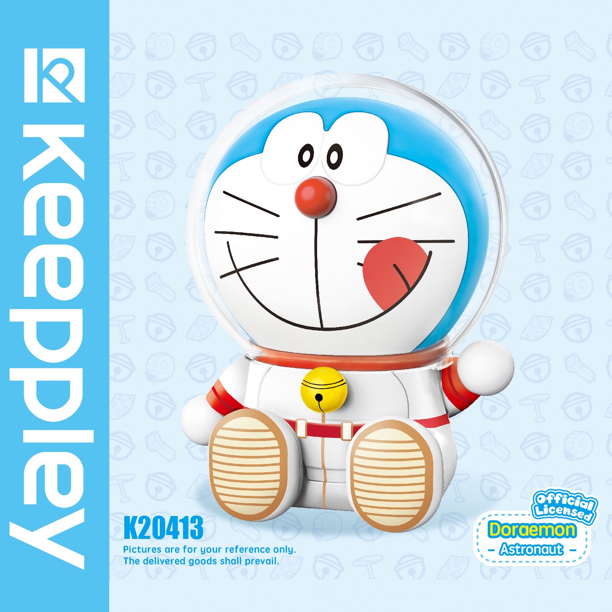 Đồ Chơi Lắp Ráp KEEPPLEY Doraemon Astronaut K20413