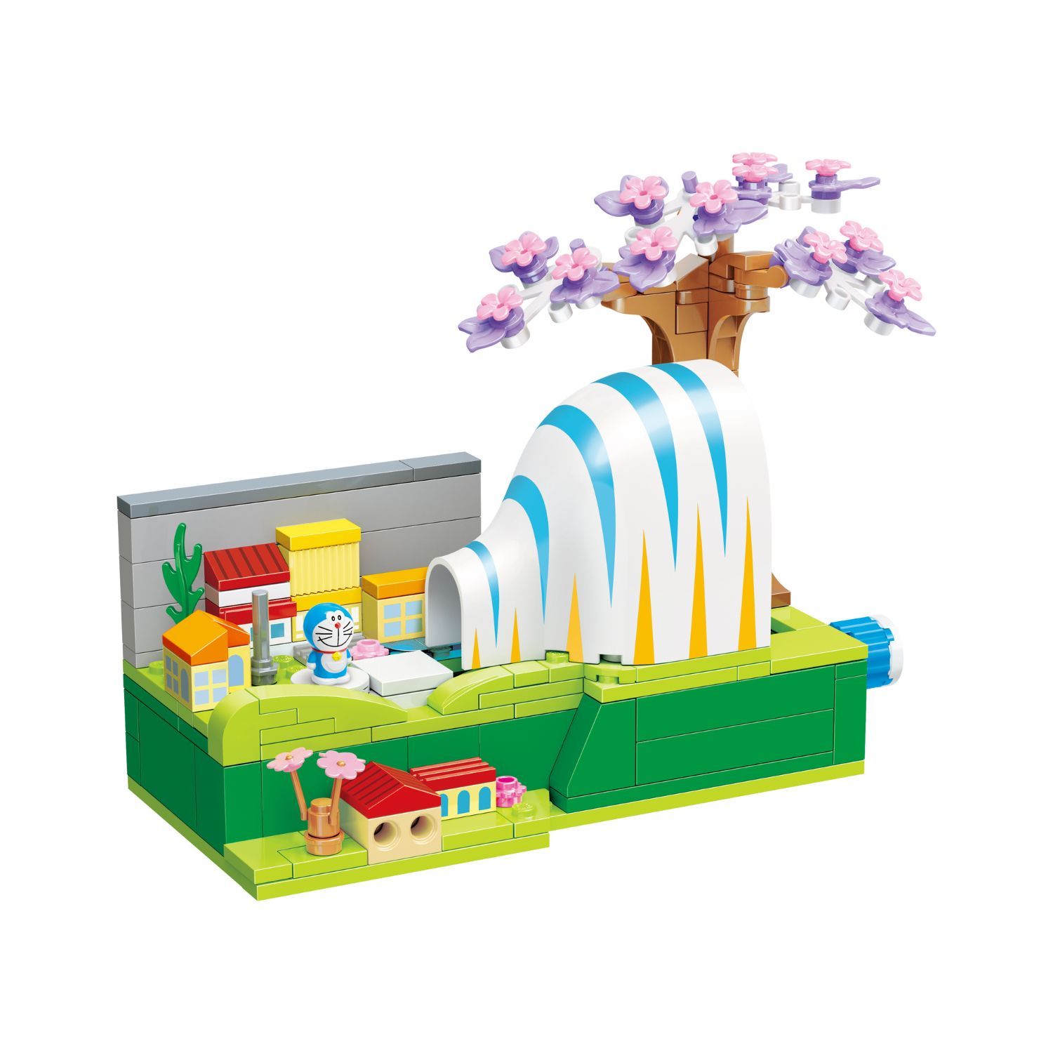 Đồ Chơi Lắp Ráp KEEPPLEY Doraemon Gulliver Tunnel K20417 - Đường Hầm Thu Nhỏ Building Block