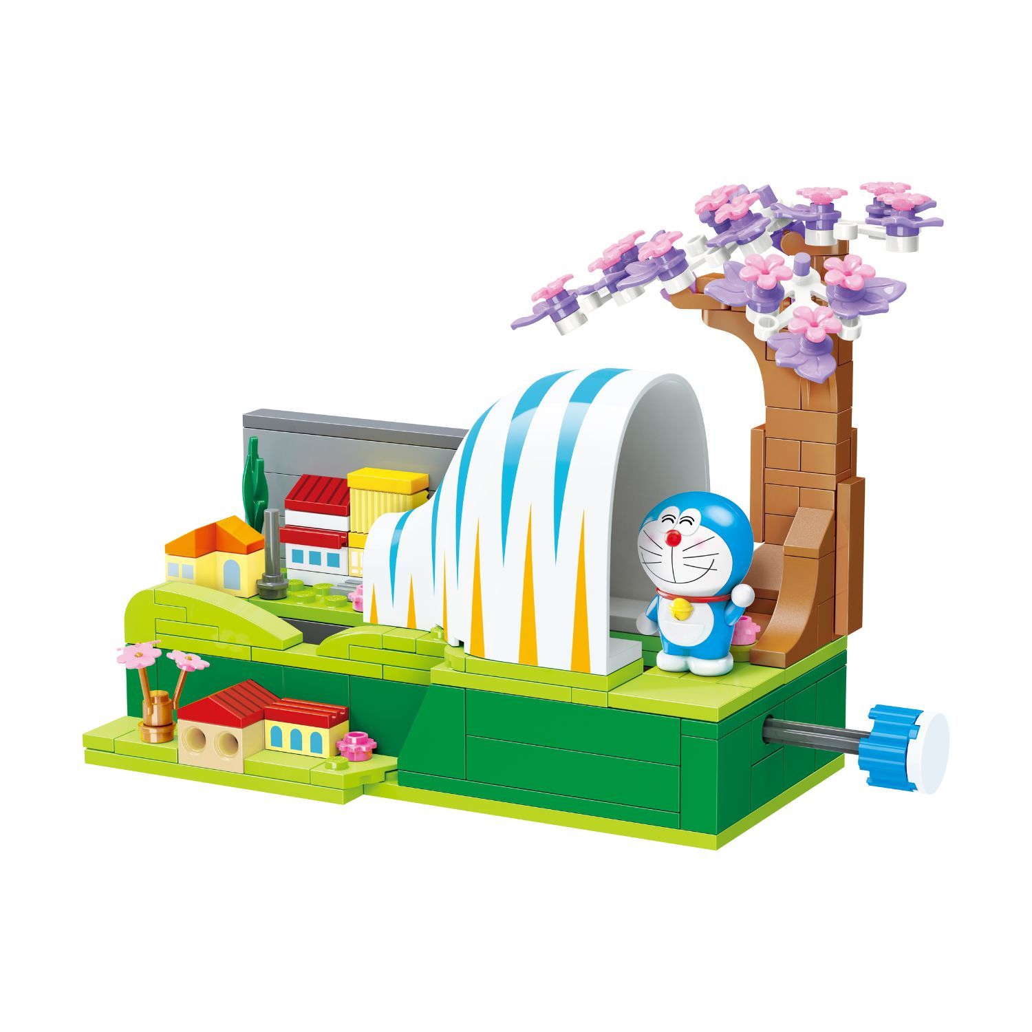 Đồ Chơi Lắp Ráp KEEPPLEY Doraemon Gulliver Tunnel K20417 - Đường Hầm Thu Nhỏ Building Block